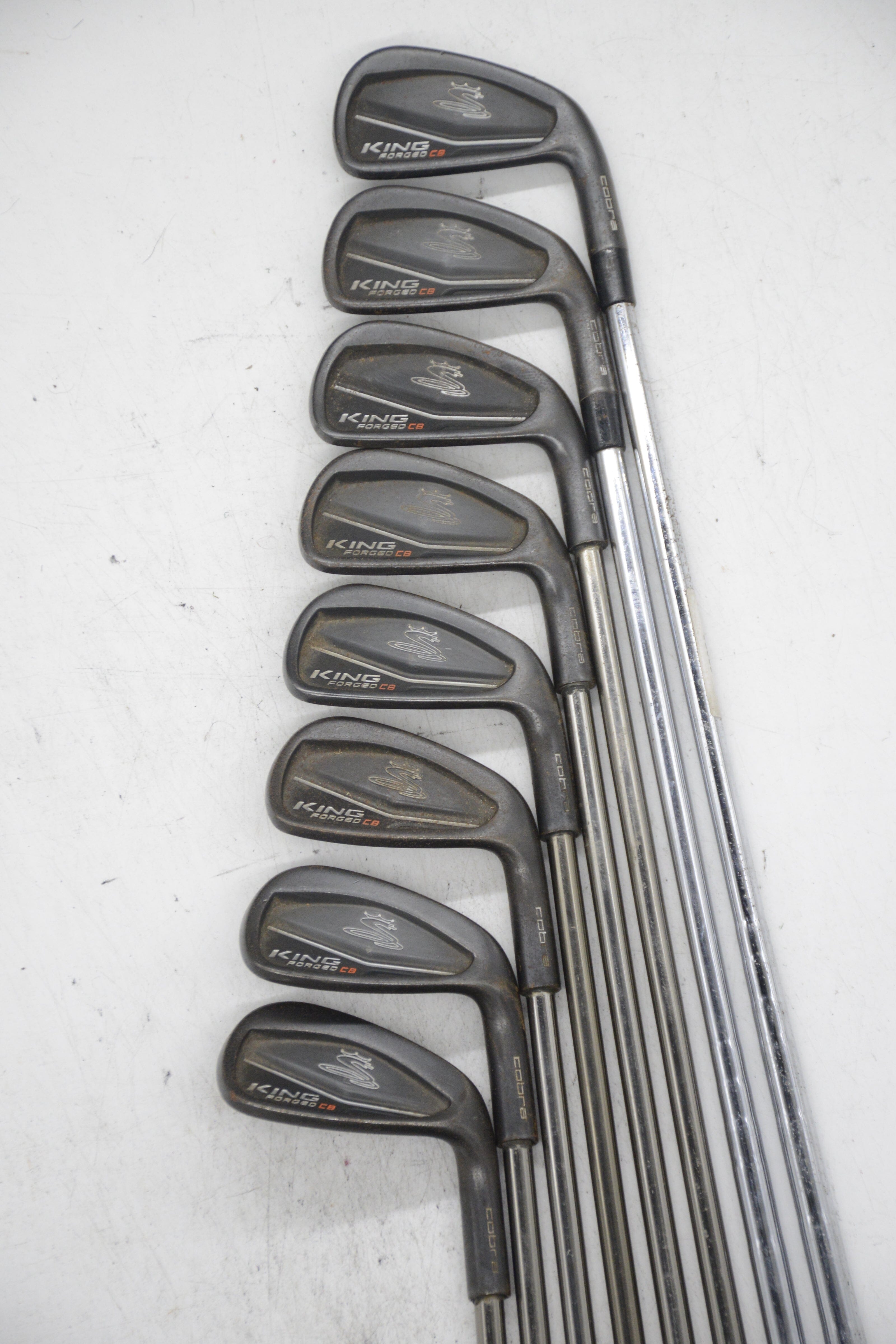 Cobra King Forged CB 3-PW Iron Set R Flex Std Length Golf Clubs GolfRoots 