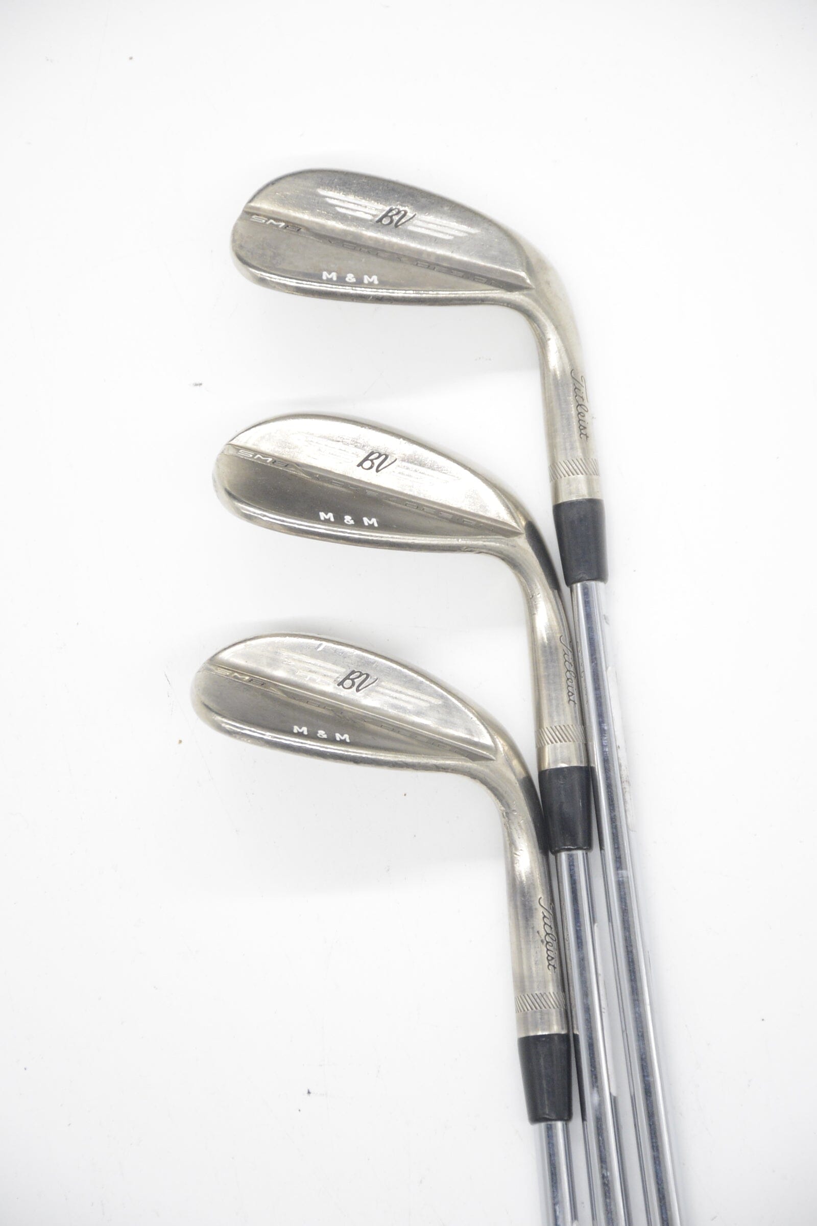 Titleist Vokey SM8 Brushed Steel 50, 54, 60 Degree Wedge Set S Flex