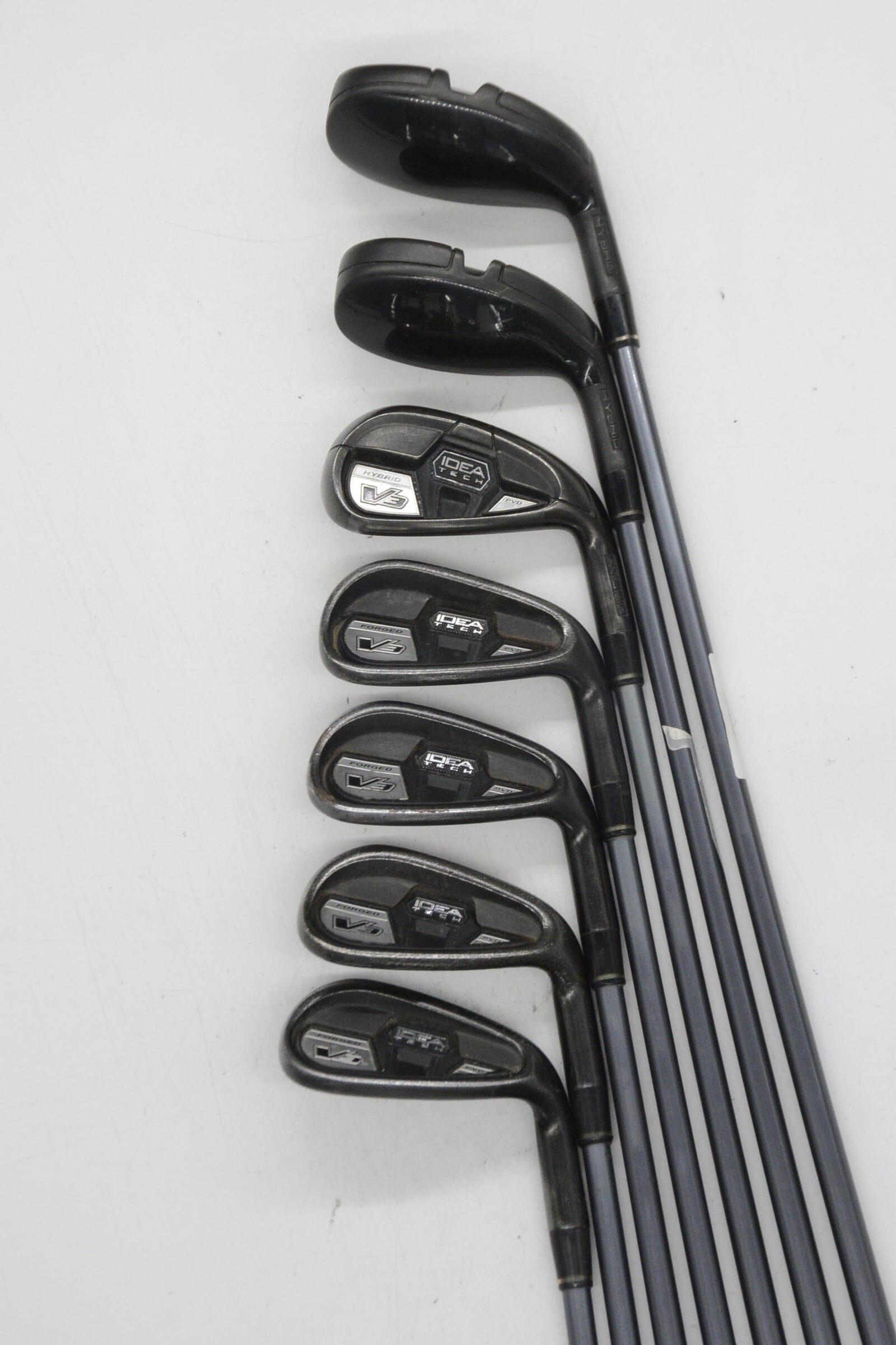 Adams Idea Tech V3 Hybrid 5H-6H, 7-GW Iron Set R Flex Std Length Golf Clubs GolfRoots 