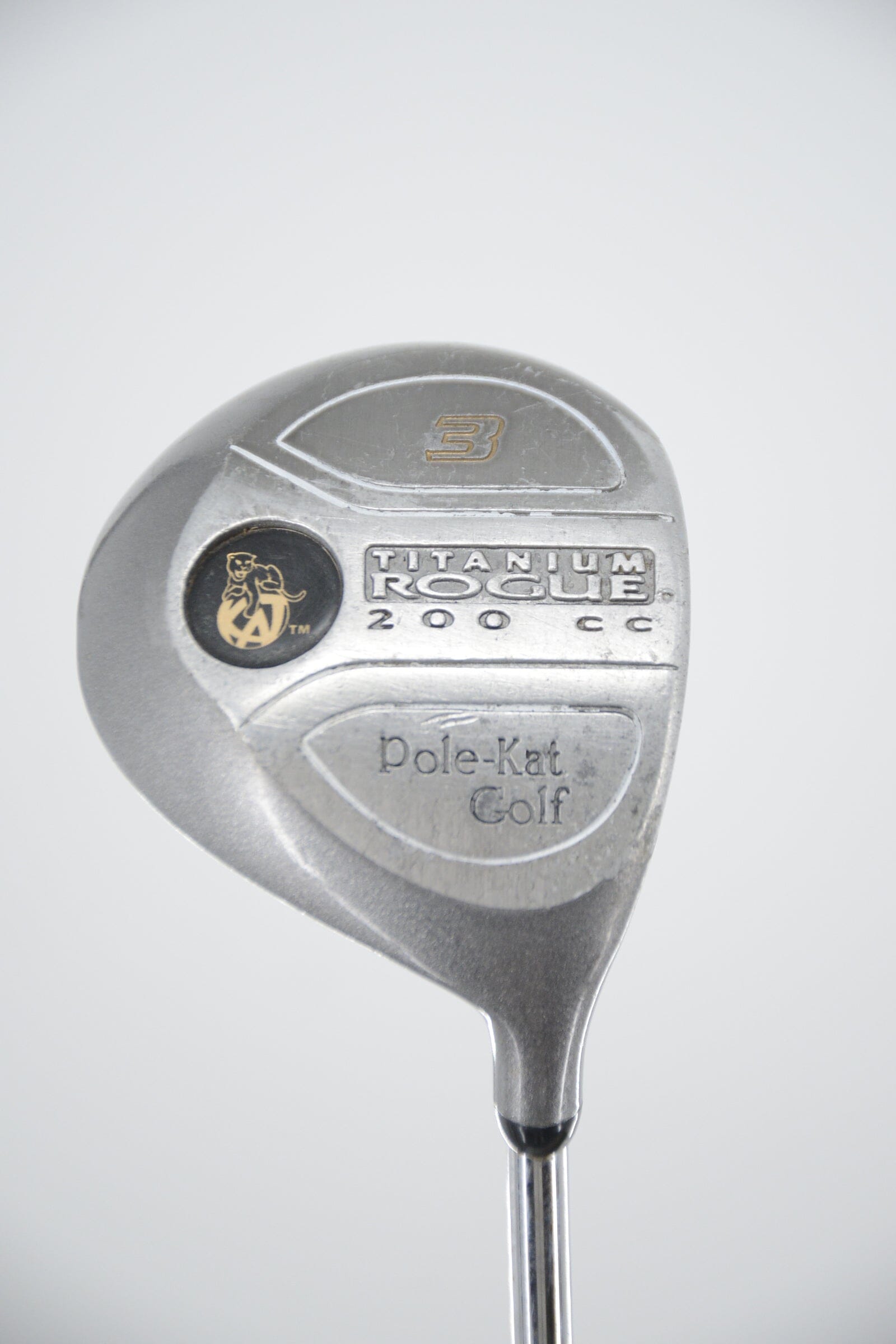 Pole-Kat Titanium Rogue 3 Wood S Flex 43" Golf Clubs GolfRoots 
