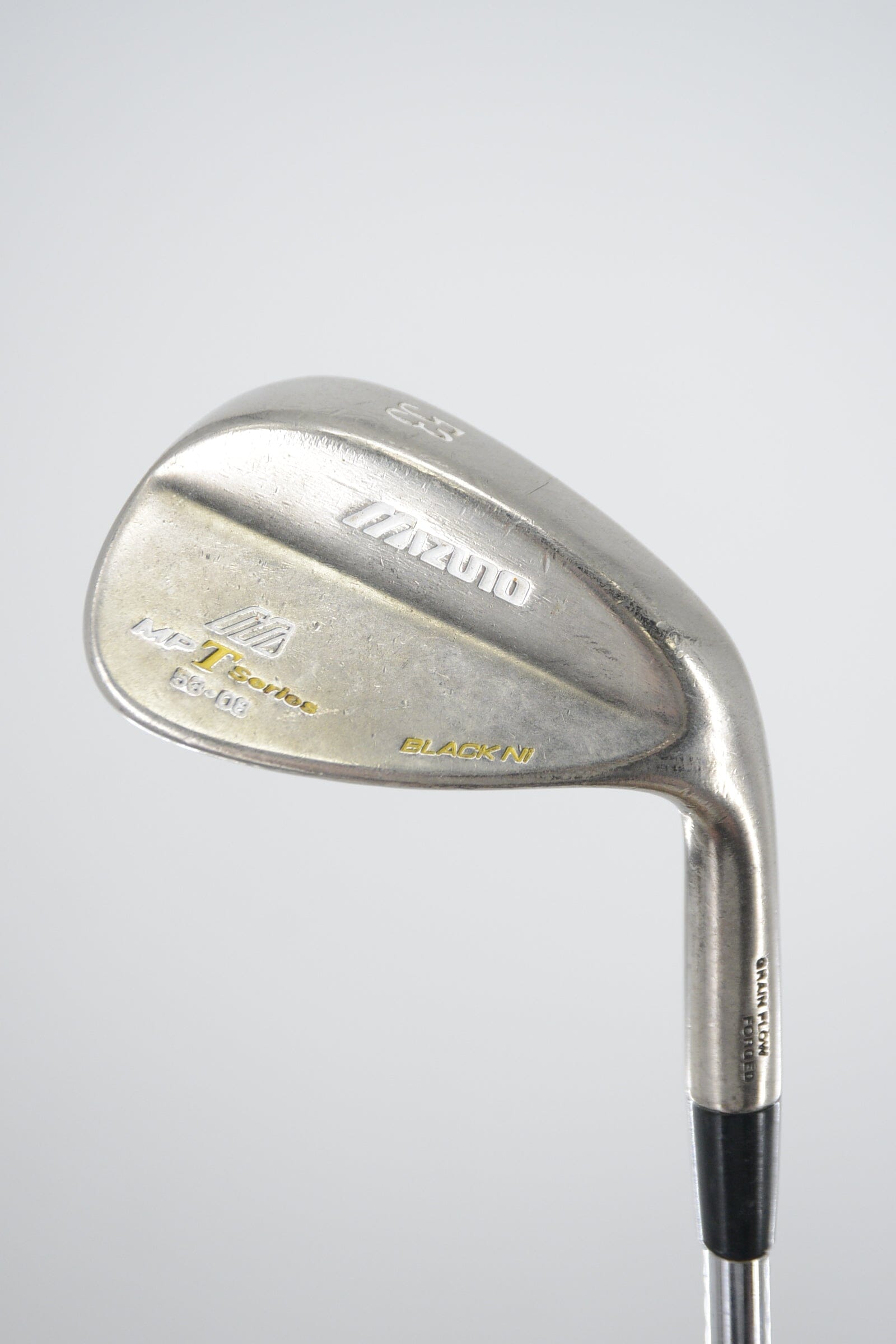 Mizuno MP-T Black Nickel 53 Degree Wedge S Flex 35.75" Golf Clubs GolfRoots 