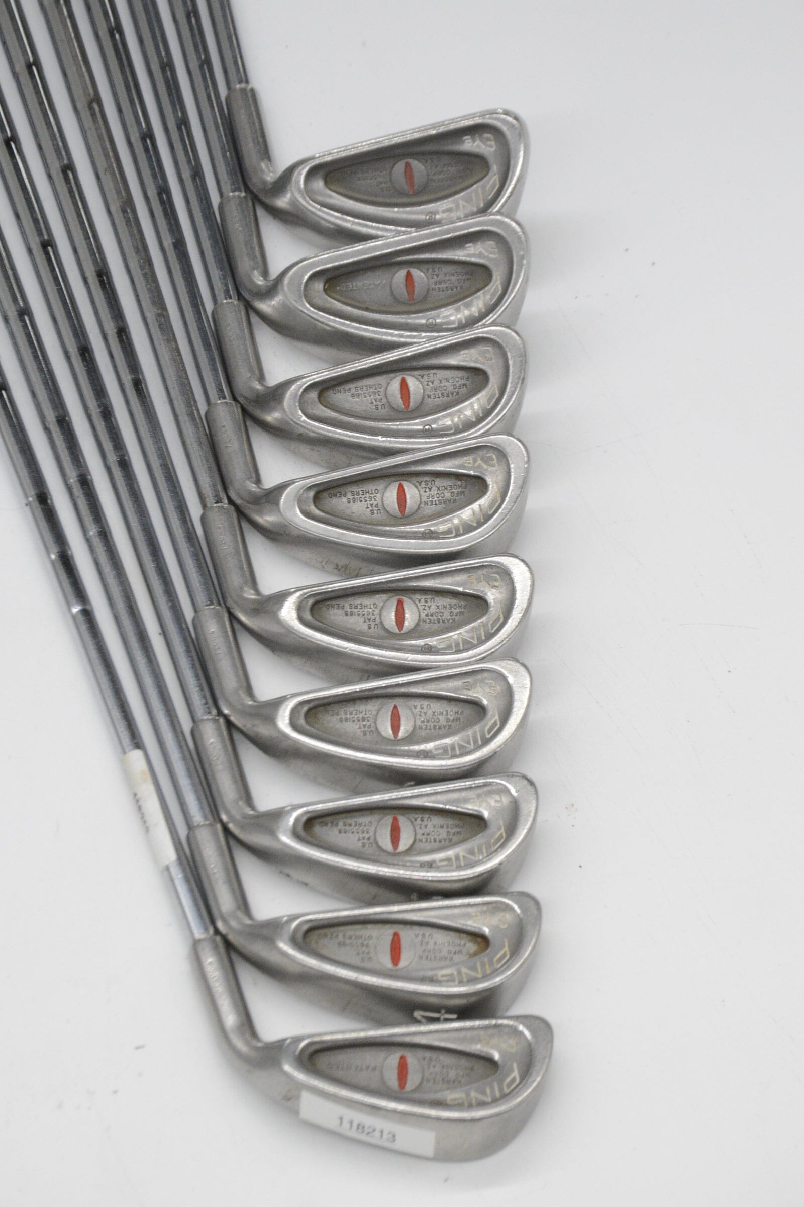 Ping Eye 3-PW, SW Iron Set S Flex -0.75" Golf Clubs GolfRoots 