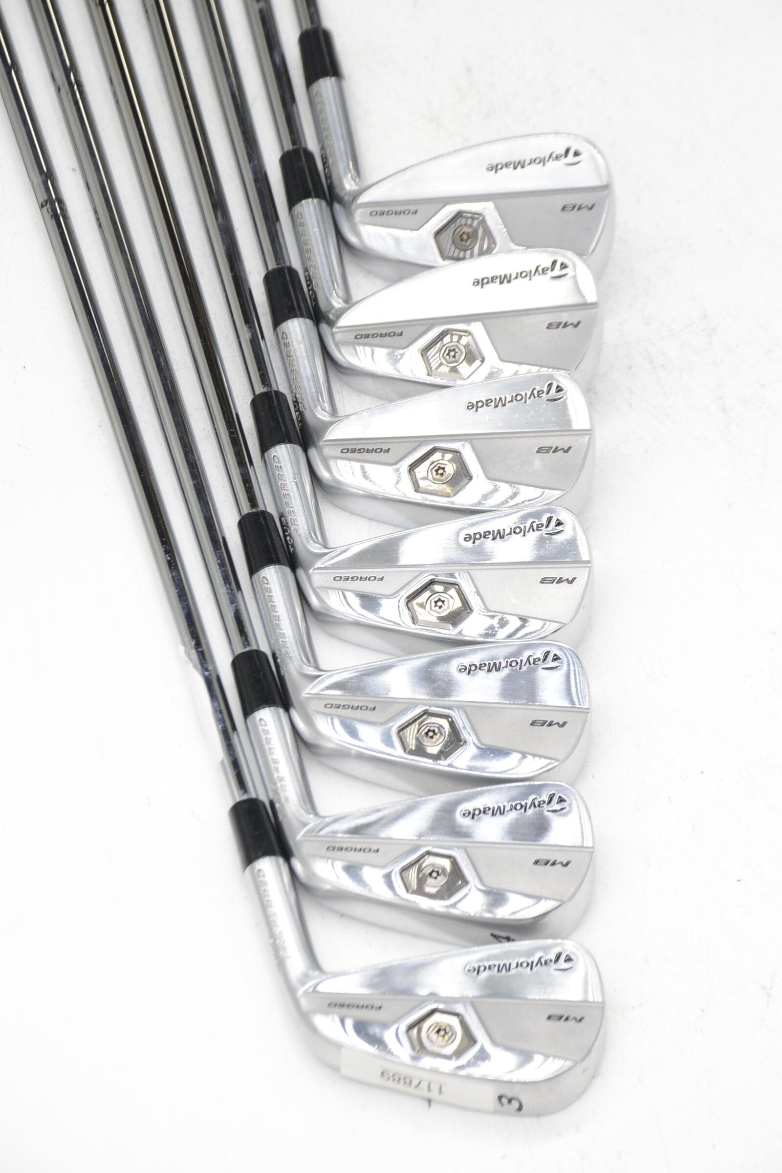 TaylorMade Tour Preferred MB 3-8, PW Iron Set S Flex Std Length Golf Clubs GolfRoots 