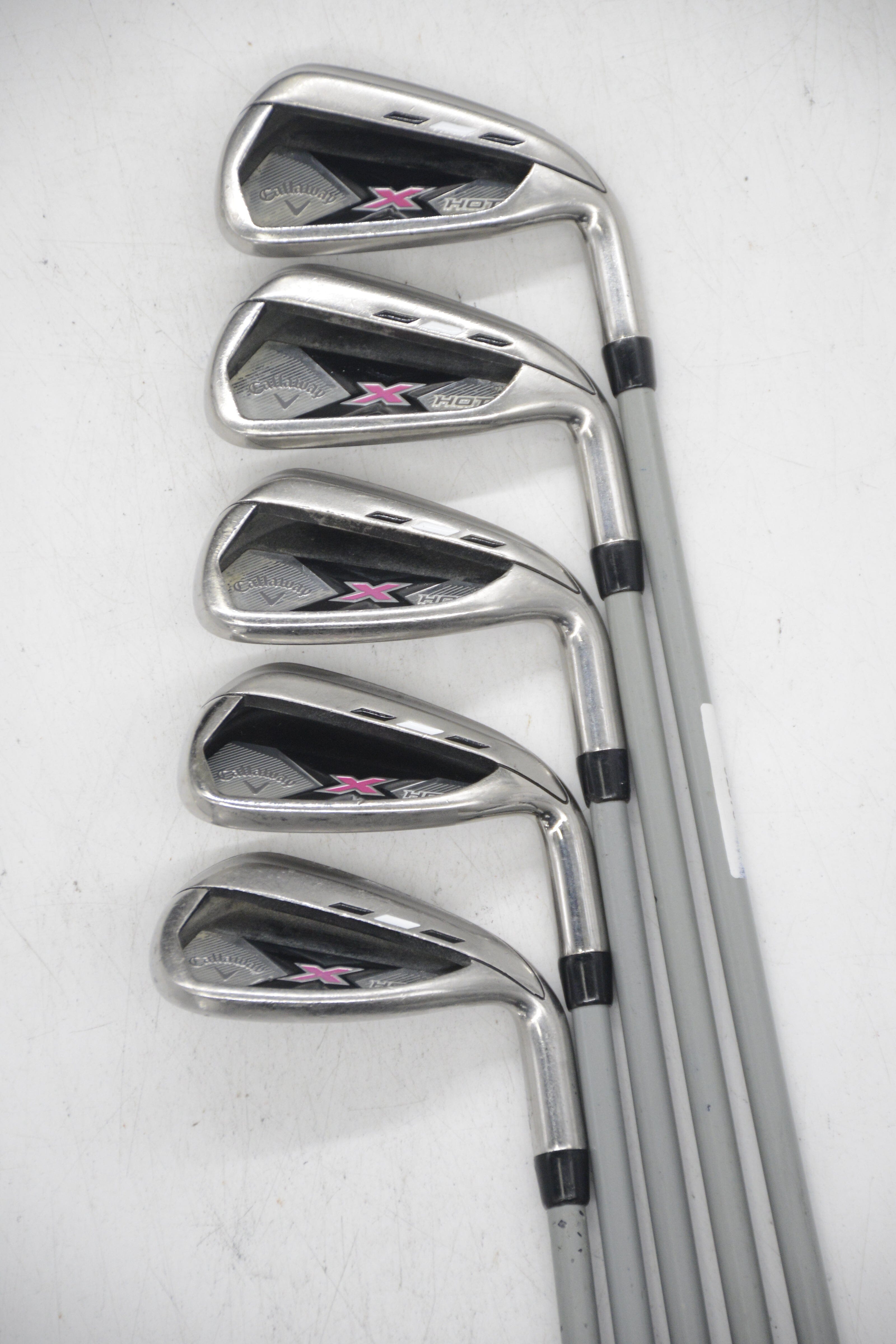 Women's Callaway X Hot N14 6,7, 9-AW Iron Set W Flex -0.75" Golf Clubs GolfRoots 