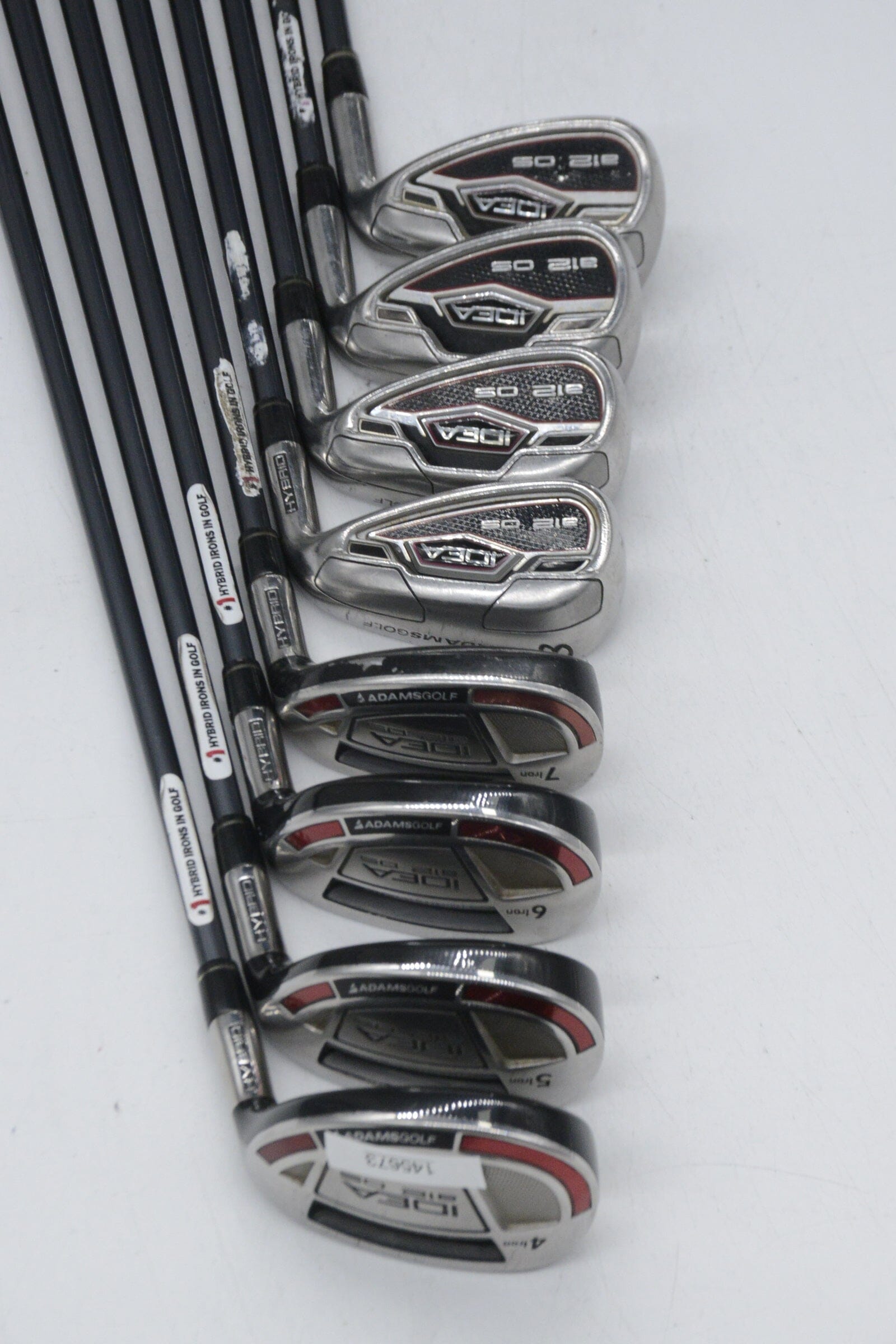 Adams Idea A12Os 4H-7H, 8-GW Iron Set R Flex -0.25" Golf Clubs GolfRoots 