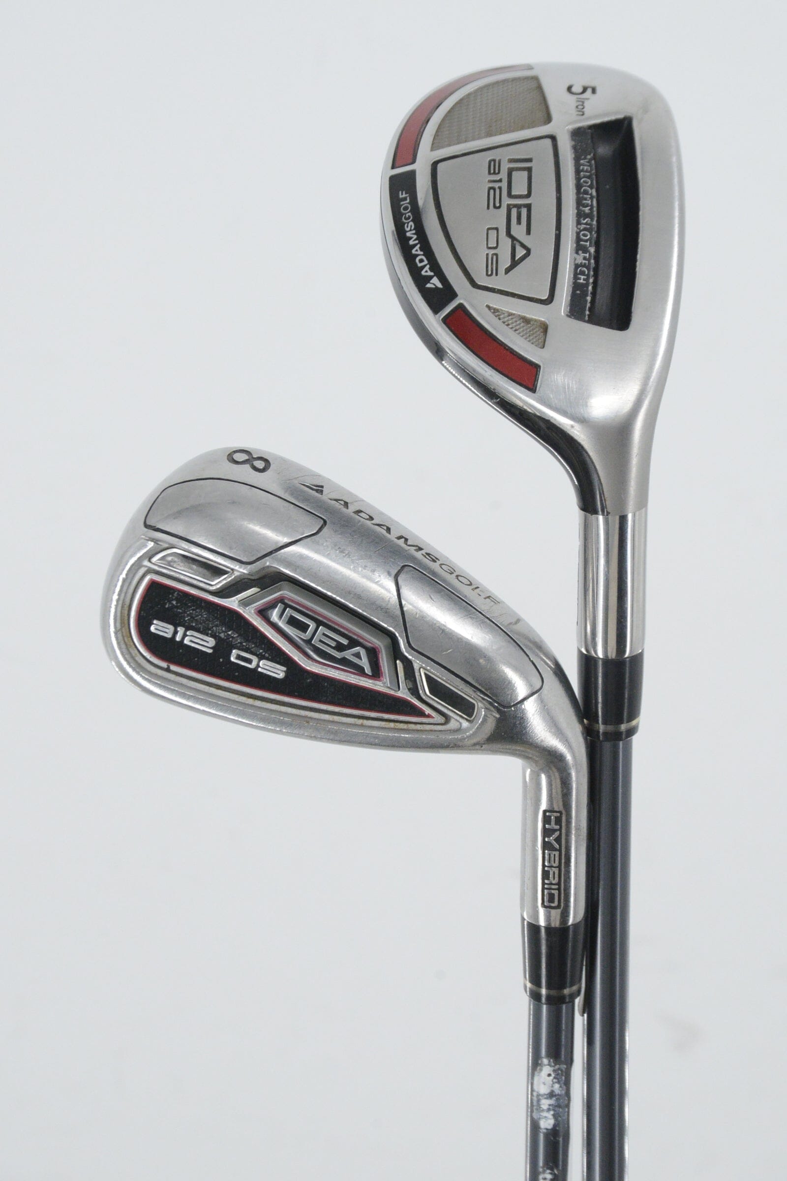 Adams Idea A12Os 4H-7H, 8-GW Iron Set R Flex -0.25" Golf Clubs GolfRoots 