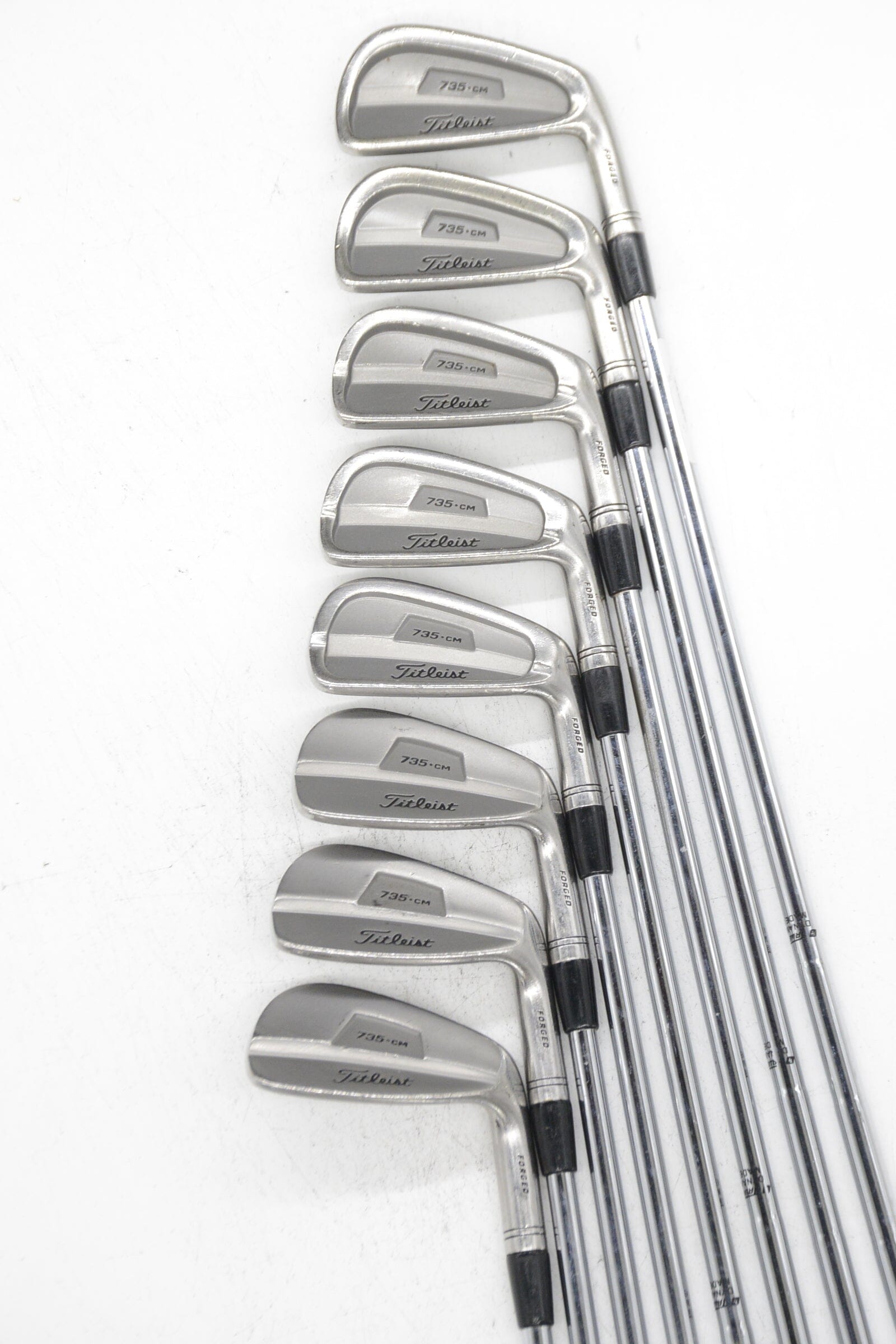 Titleist 735.CM Forged 3-PW Iron Set S Flex +0.25" Golf Clubs GolfRoots 