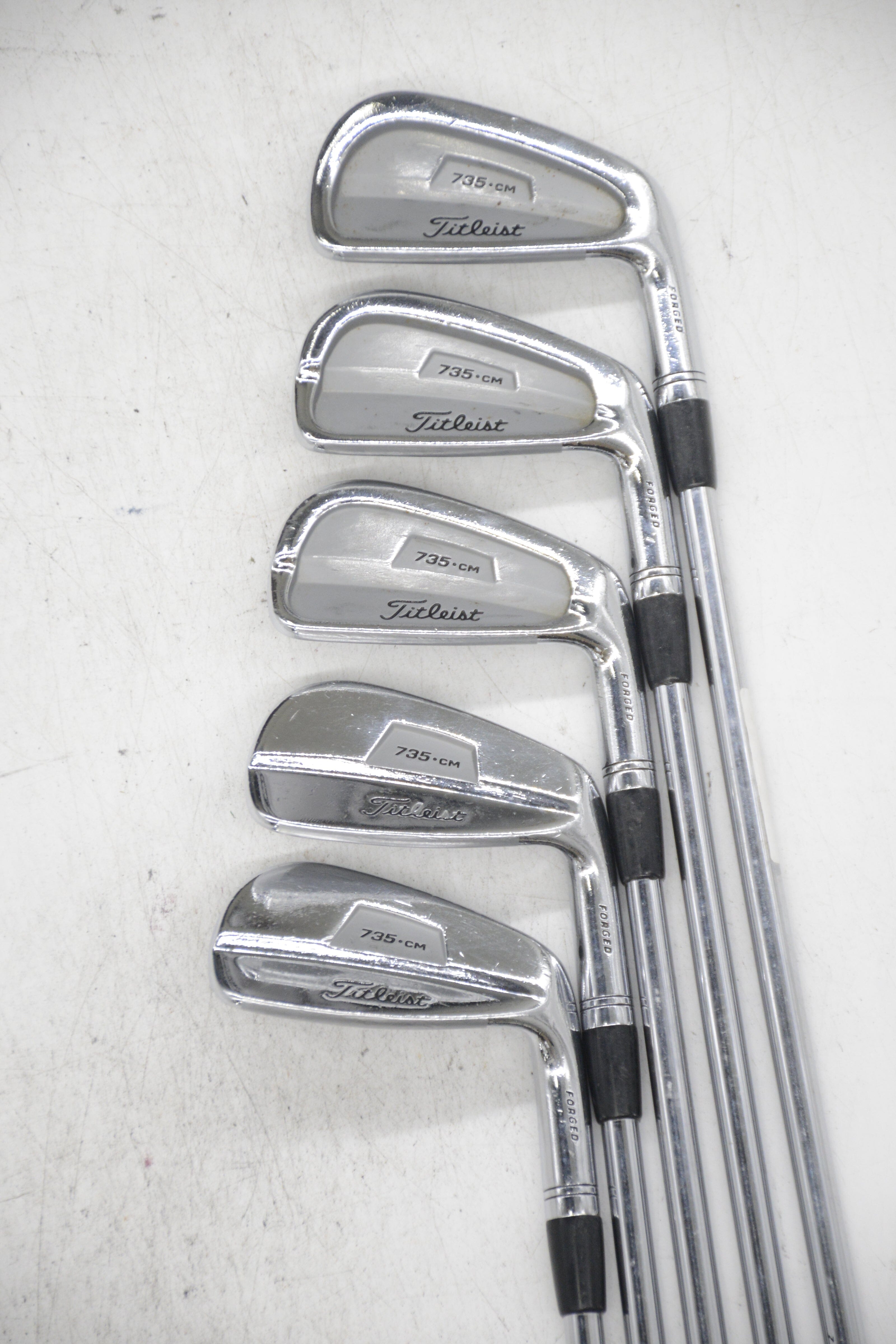 Titleist 735.CM Chrome 4-6, 8-9 Iron Set S Flex Std Length Golf Clubs GolfRoots 