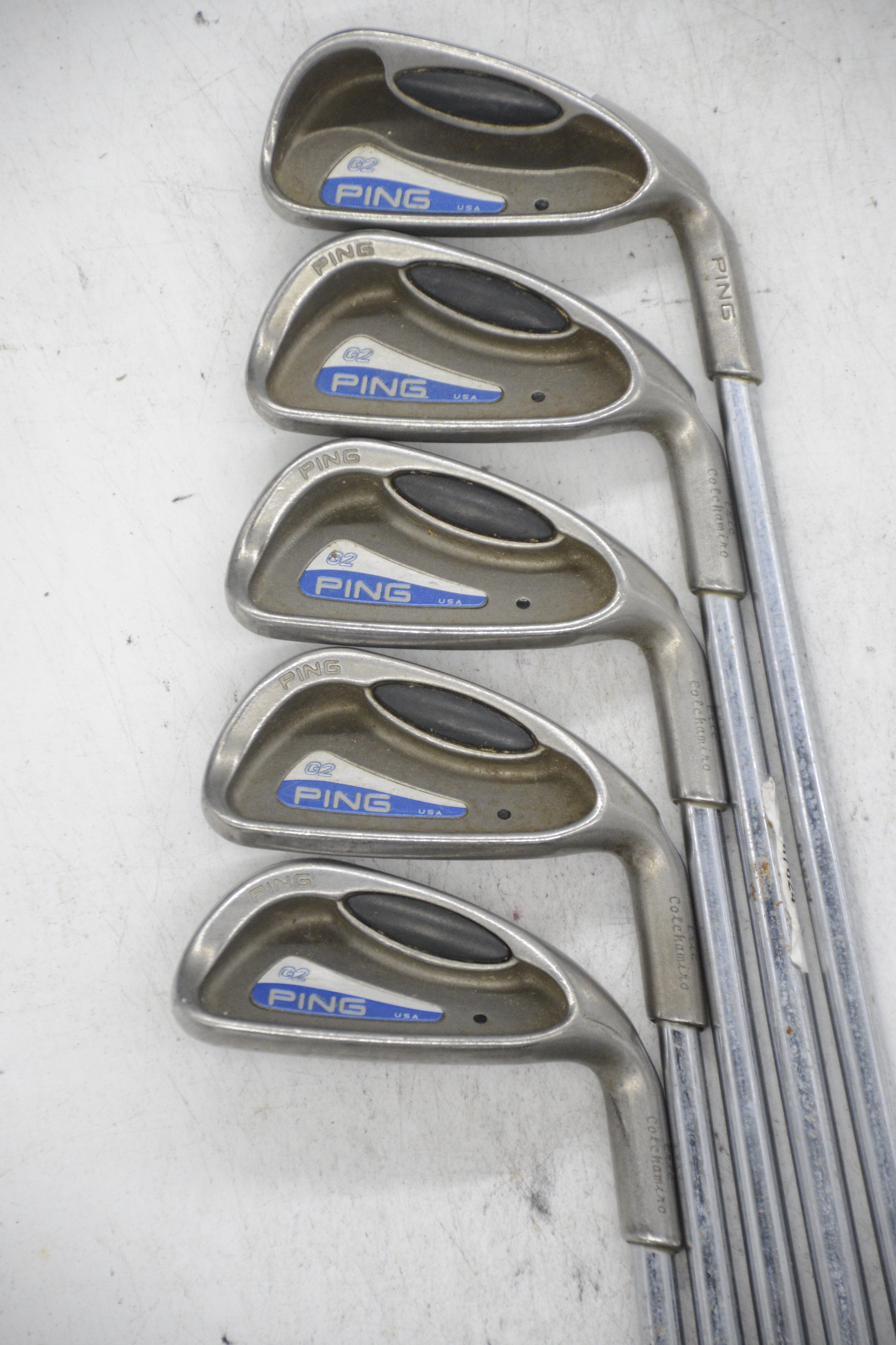 Ping G2 4-7, 9 Iron Set R Flex Std Length Golf Clubs GolfRoots 