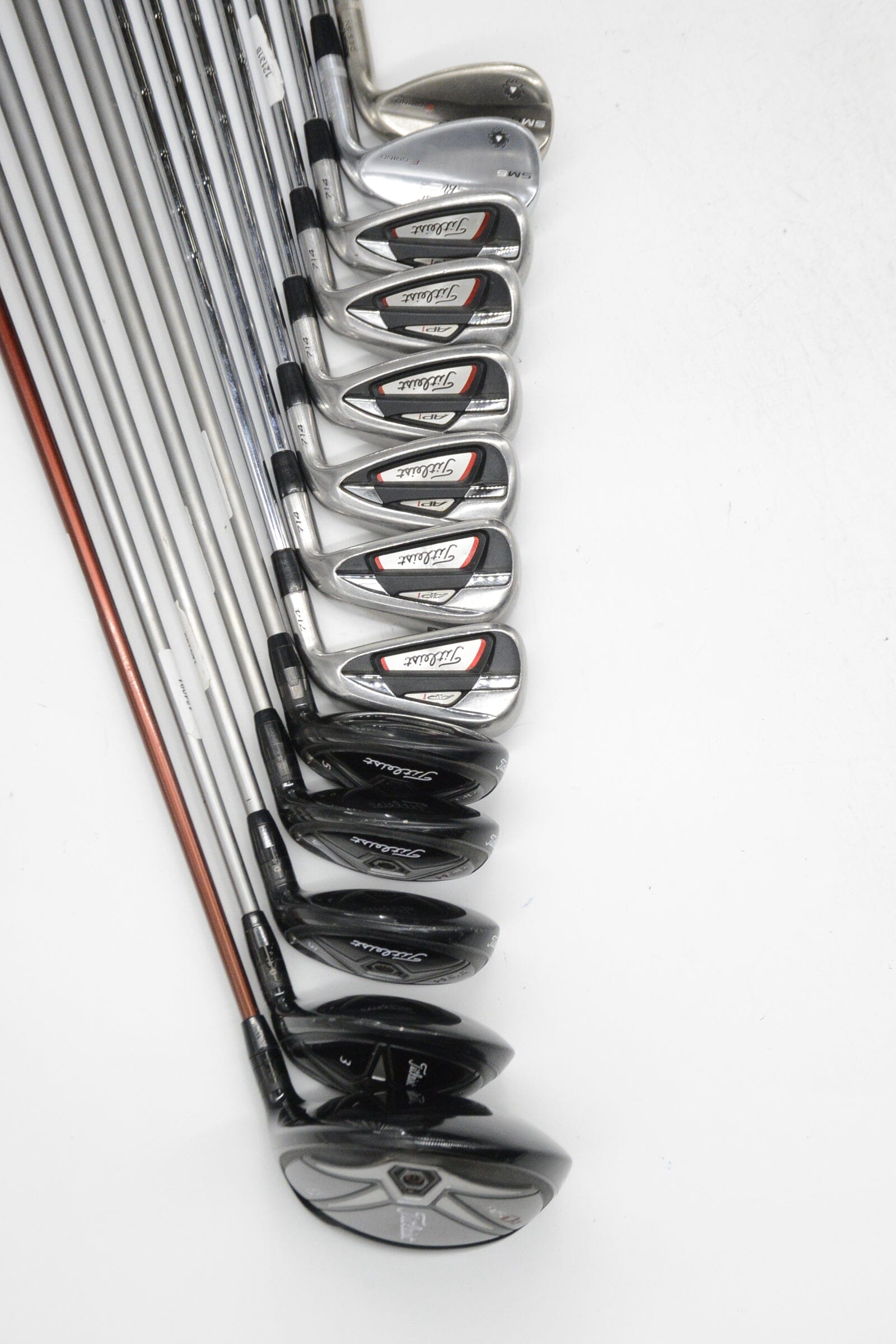 Titleist 714 AP1 Mixed Full Set R Flex +0.25" Golf Clubs GolfRoots 