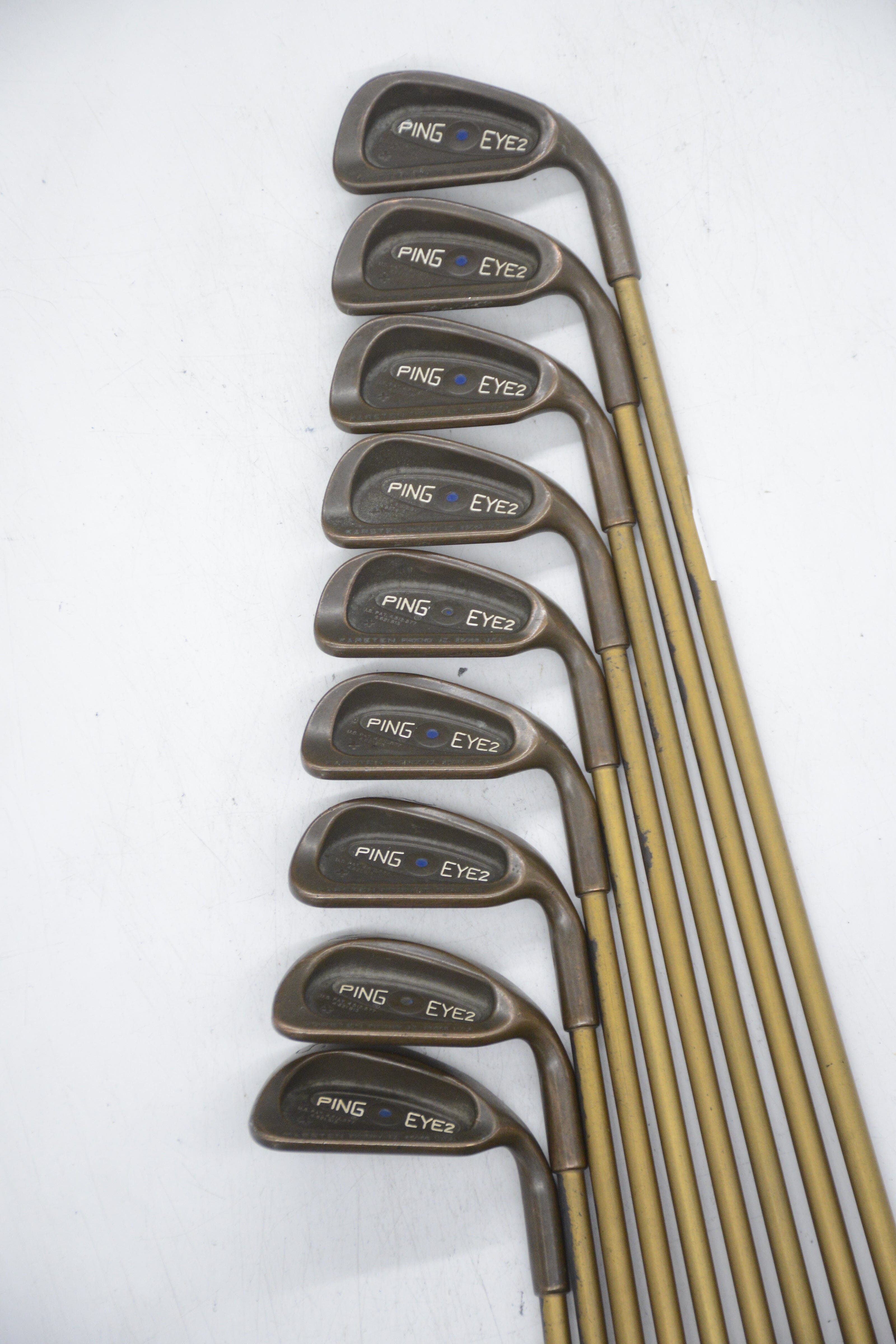 Ping Eye 2 + Beryllium Copper 3-PW, SW Iron Set S Flex -0.5" Golf Clubs GolfRoots 