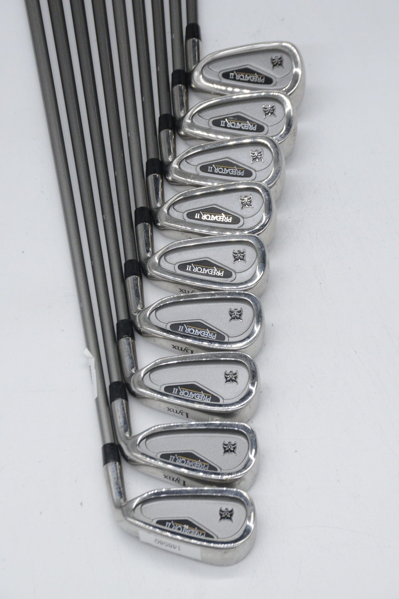 Lynx Predator II 3-PW, SW Iron Set R Flex Std Length Golf Clubs GolfRoots 