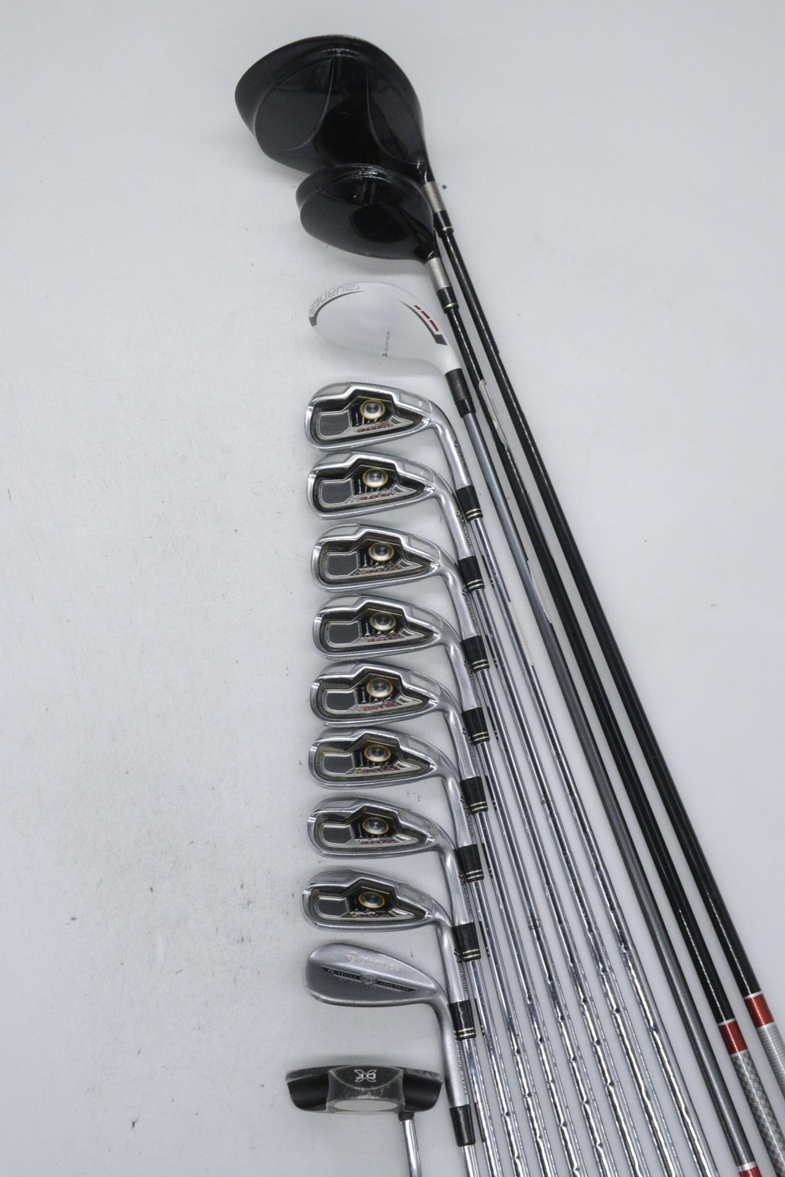 TaylorMade Burner Tour Mixed Full Set S Flex Std Length Golf Clubs GolfRoots 