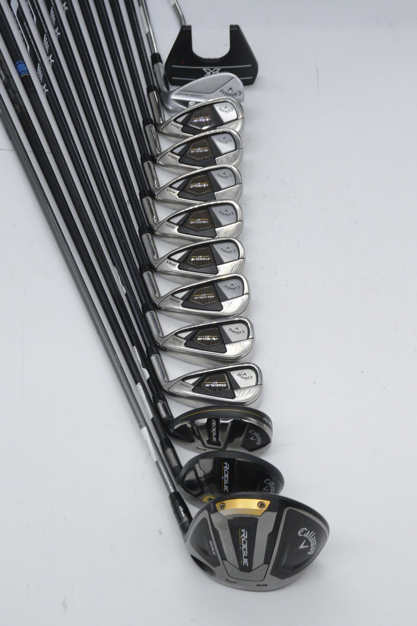 Callaway Rogue ST Max Mixed Full Set R Flex -0.5" Golf Clubs GolfRoots 