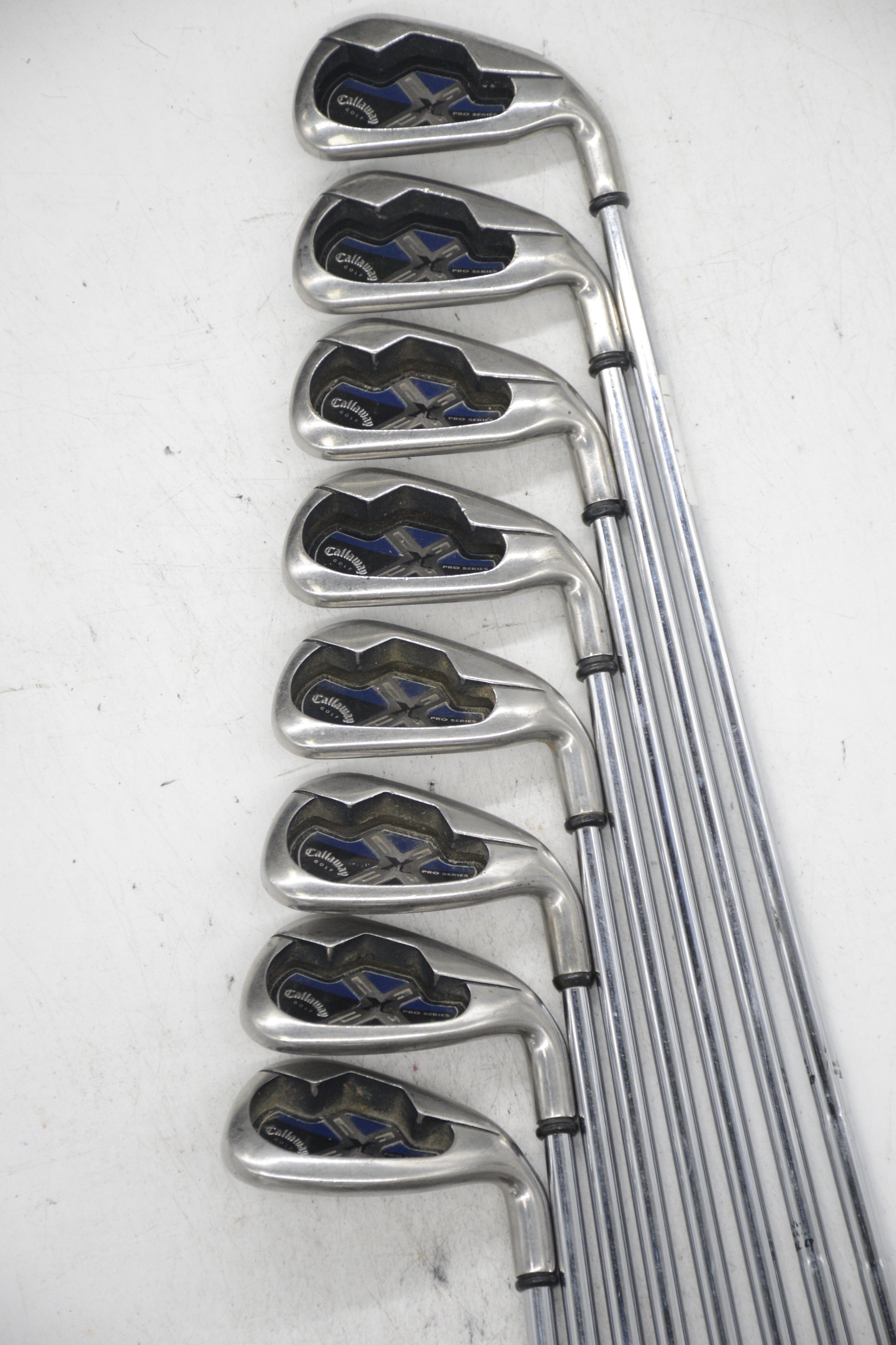 Callaway X-18 Pro Series 3-PW Iron Set R Flex Std Length Golf Clubs GolfRoots 