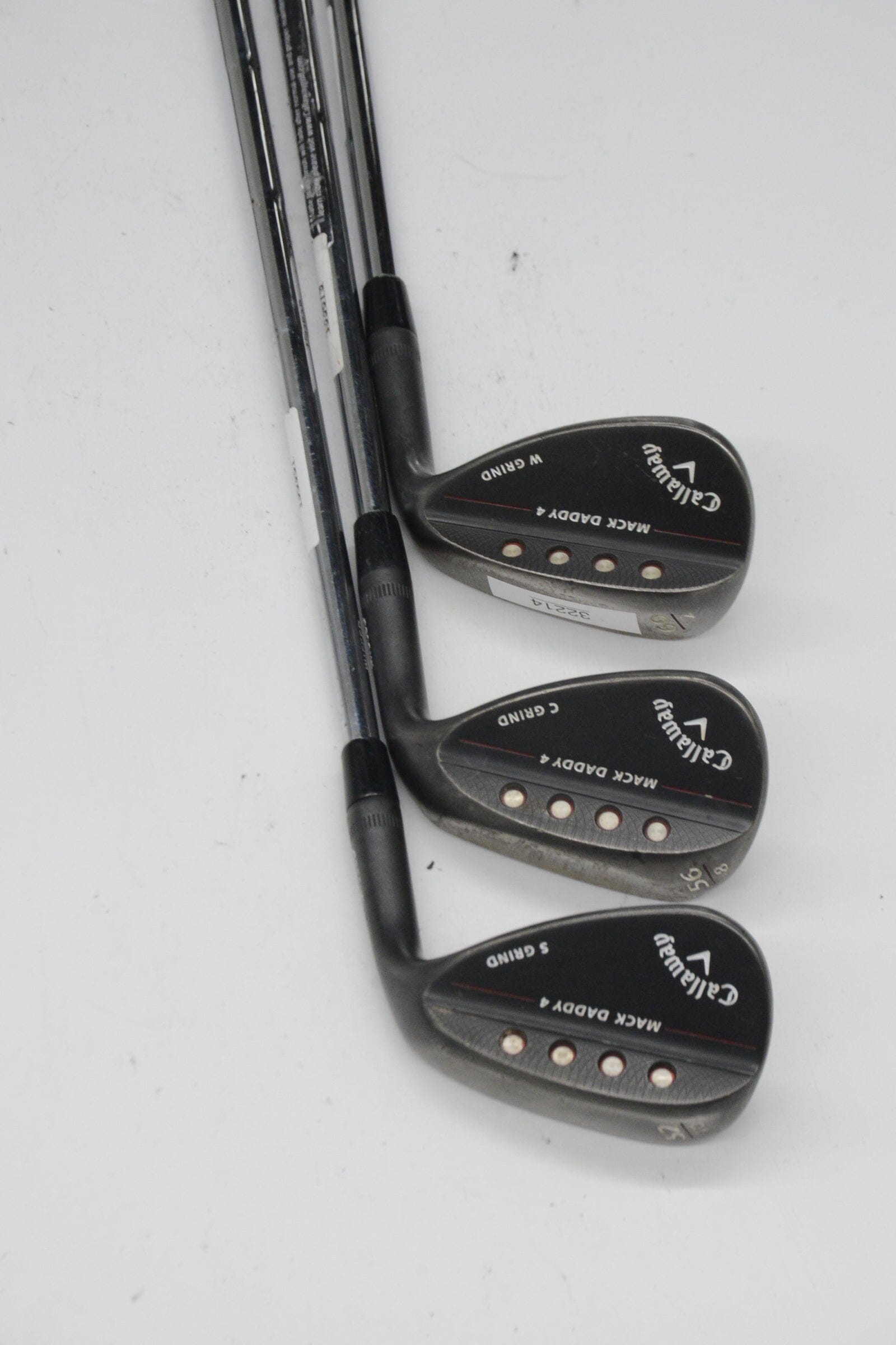 Callaway Mack Daddy 4 Black Nickel 52, 56, 60 Degree Wedge Set S Flex Golf Clubs GolfRoots 
