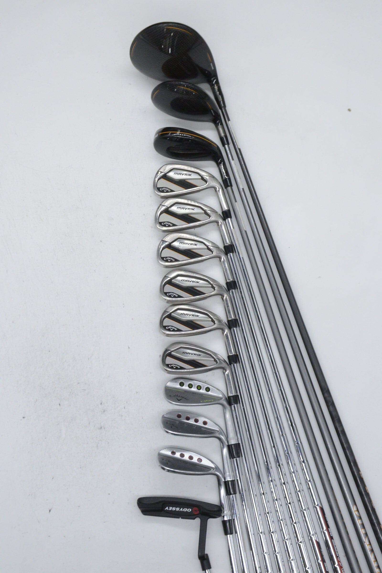 Callaway Mavrik Mixed Full Set S Flex -0.25" Golf Clubs GolfRoots 