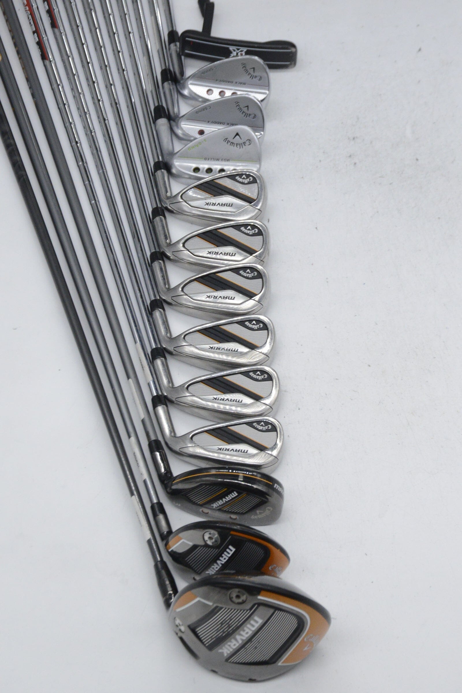 Callaway Mavrik Mixed Full Set S Flex -0.25" Golf Clubs GolfRoots 