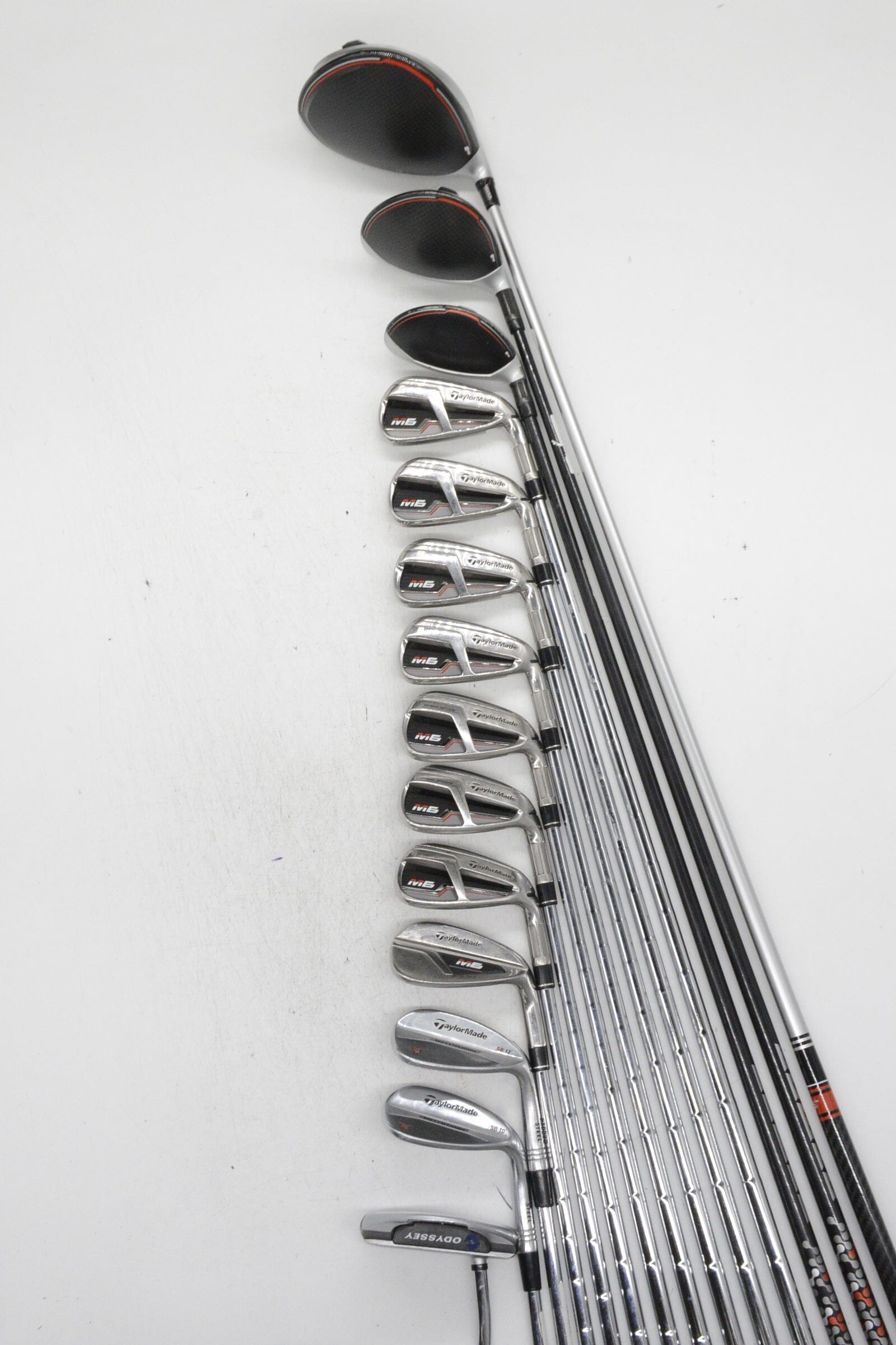 TaylorMade M6 Mixed Full Set S Flex +0.5" Golf Clubs GolfRoots 