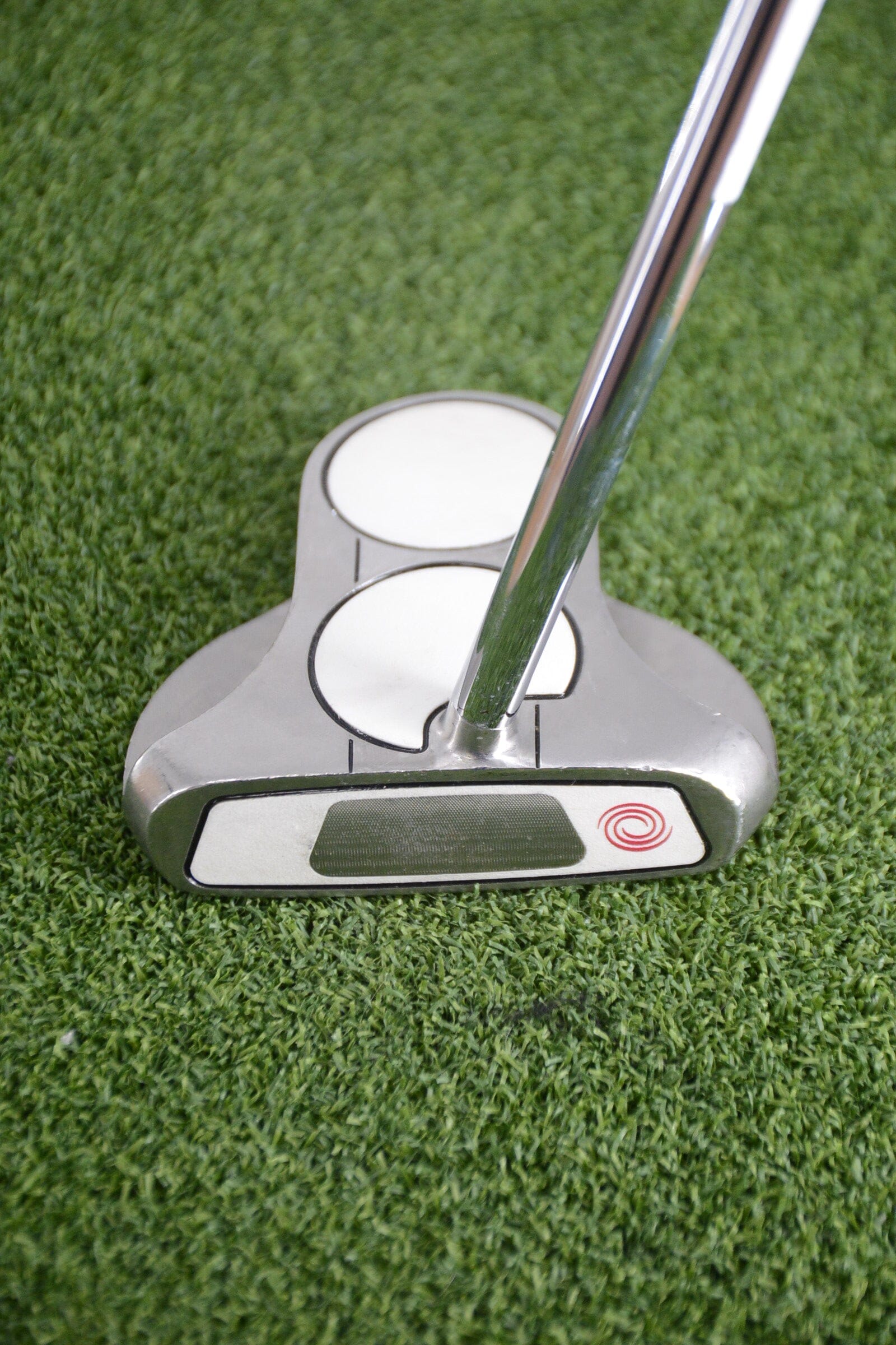 Odyssey White Steel 2-Ball Center Shaft Putter 36.25" Golf Clubs GolfRoots 