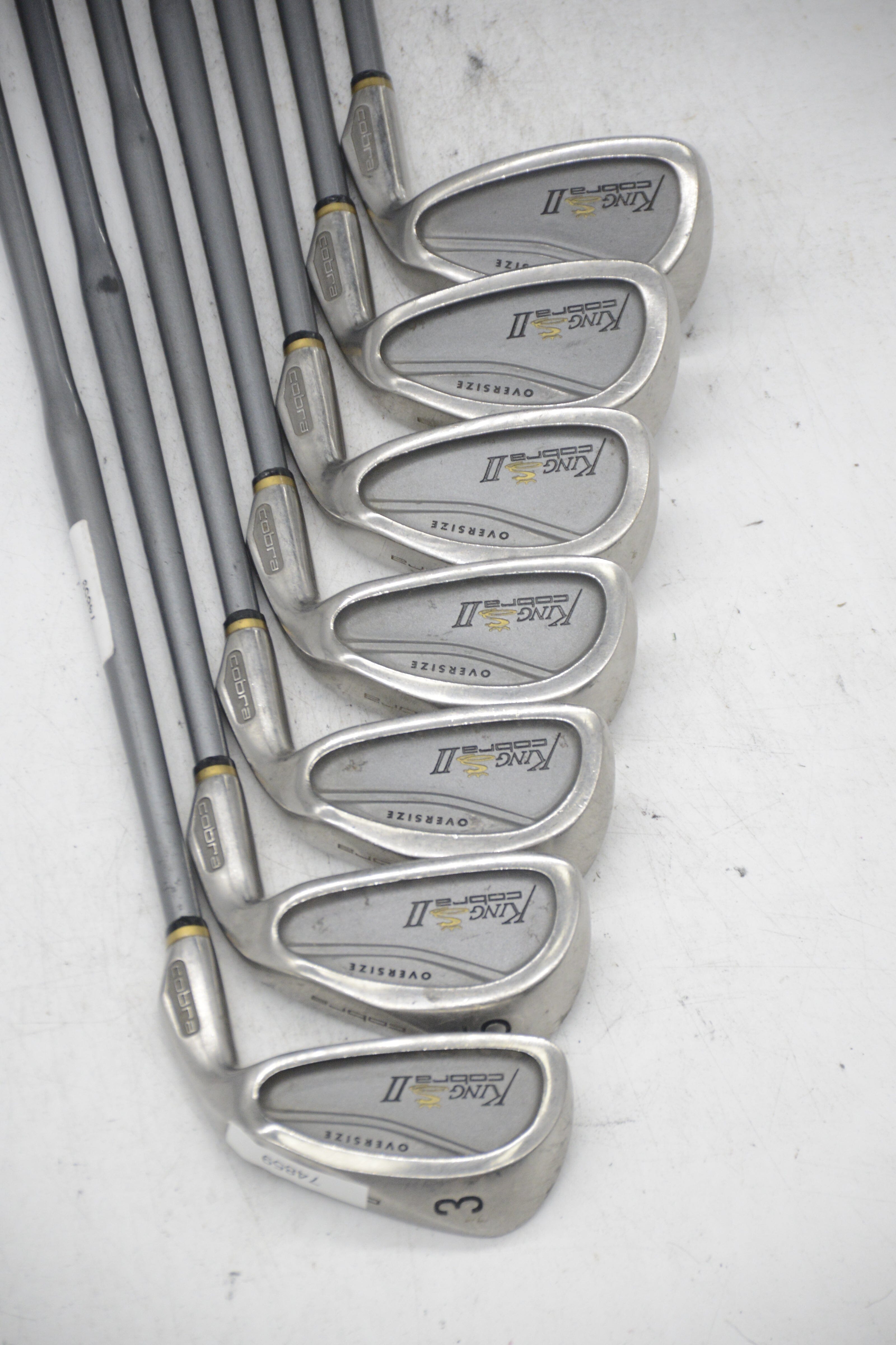 Cobra King Cobra 2 Oversize 3, 5-PW Iron Set S Flex -0.5" Golf Clubs GolfRoots 