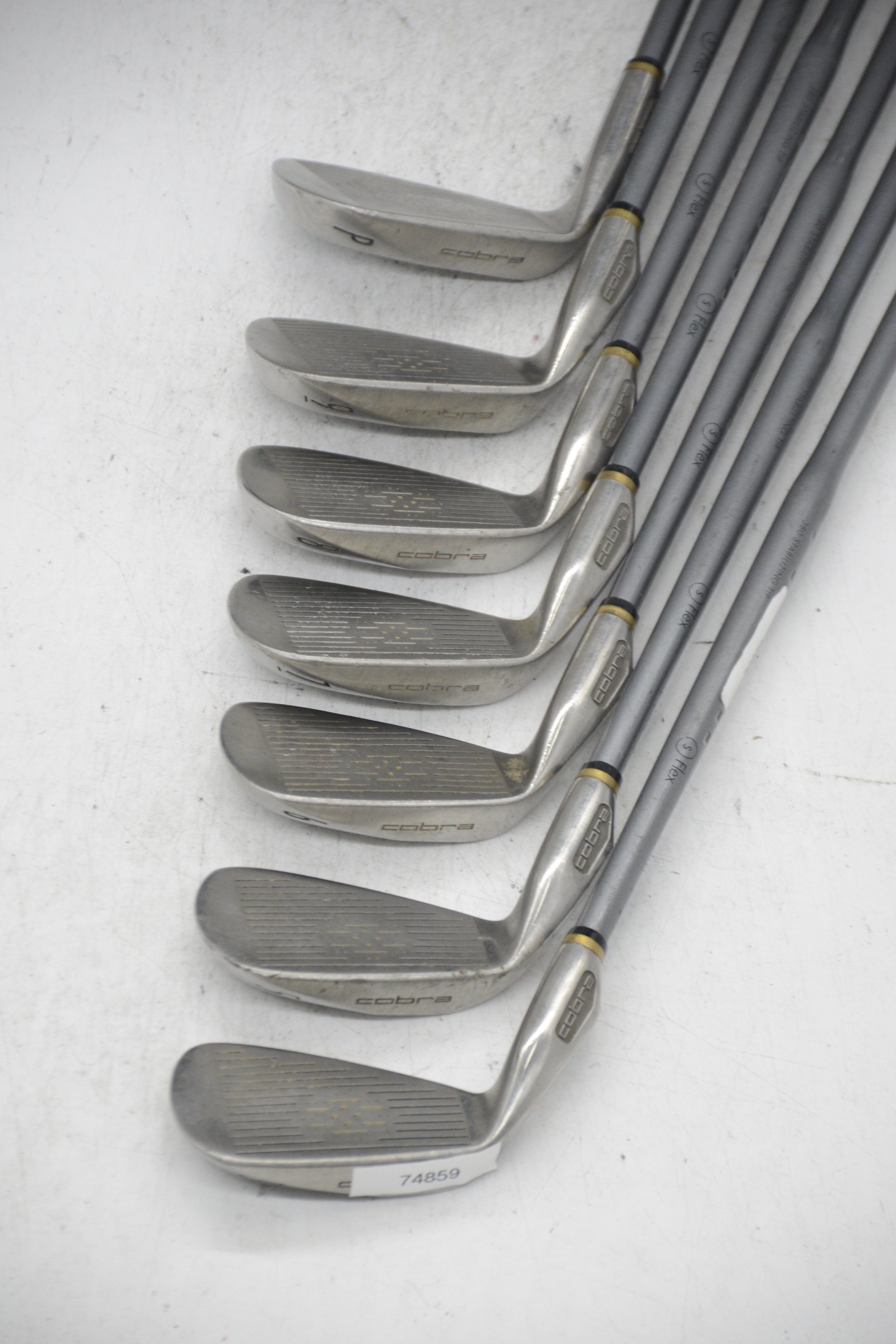 Cobra King Cobra 2 Oversize 3, 5-PW Iron Set S Flex -0.5" Golf Clubs GolfRoots 