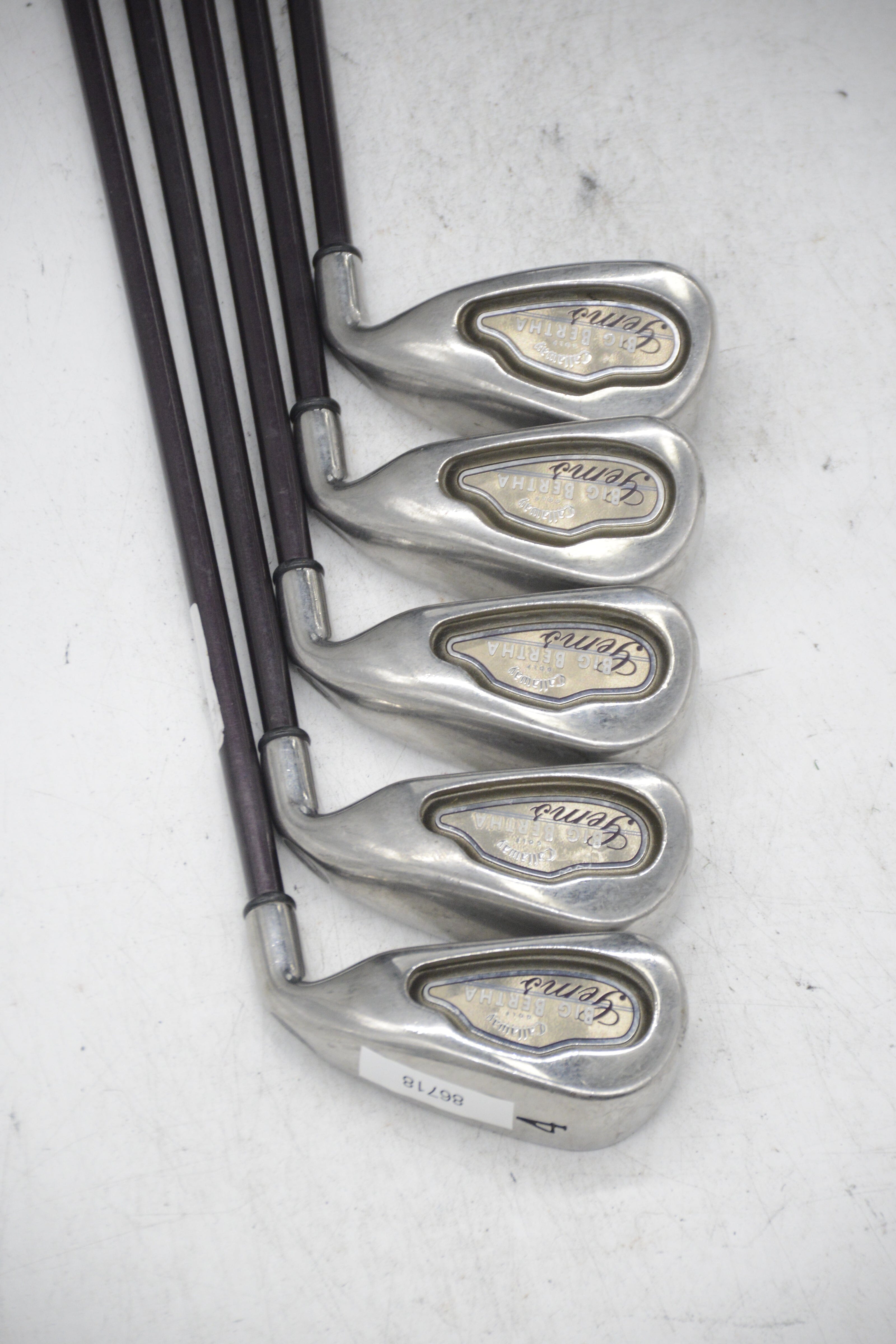 Women's Callaway Big Bertha 2006 4-8 Iron Set W Flex -0.5" Golf Clubs GolfRoots 