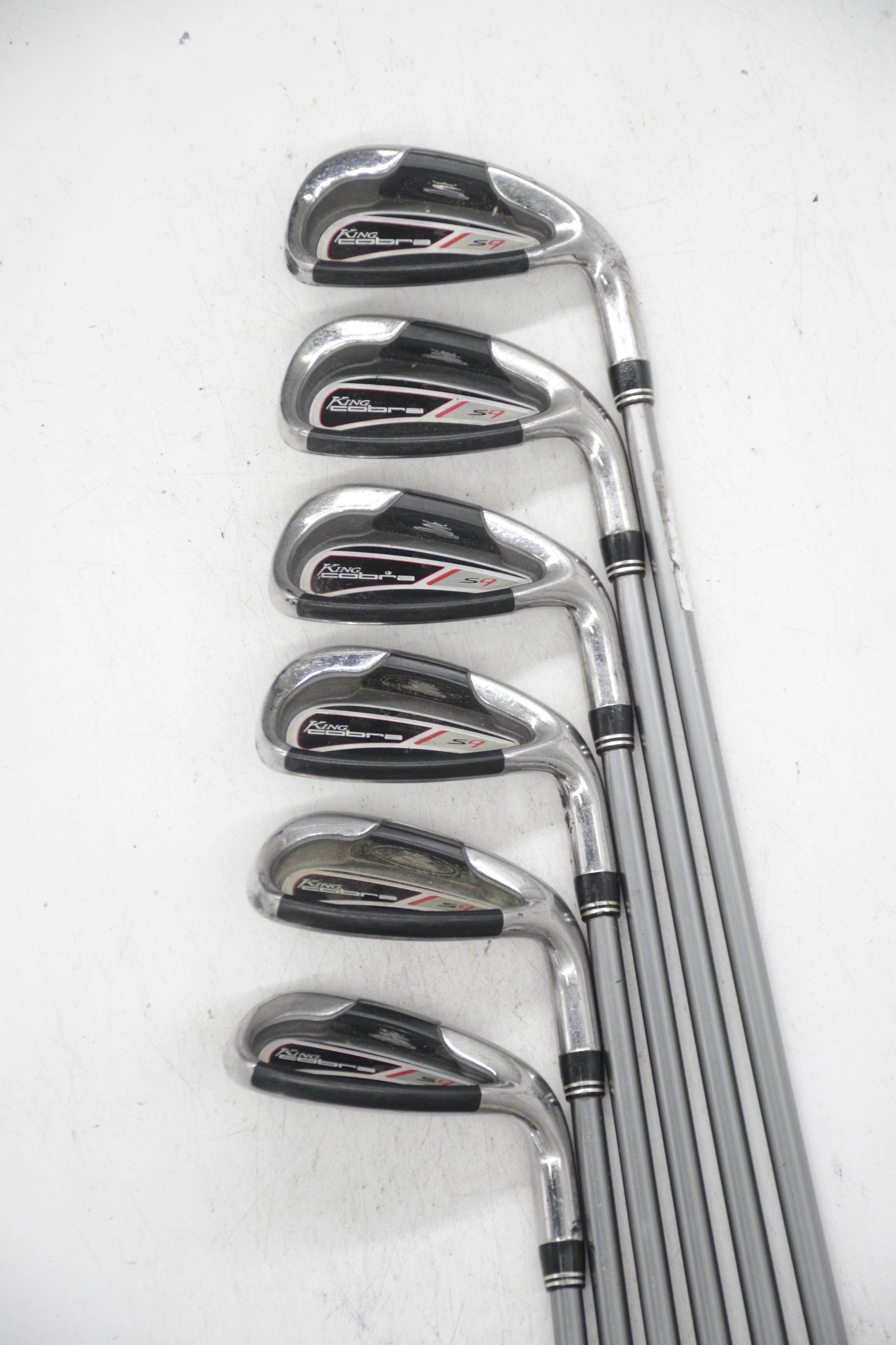 Cobra S9 7-PW, SW-LW Iron Set R Flex Std Length Golf Clubs GolfRoots 