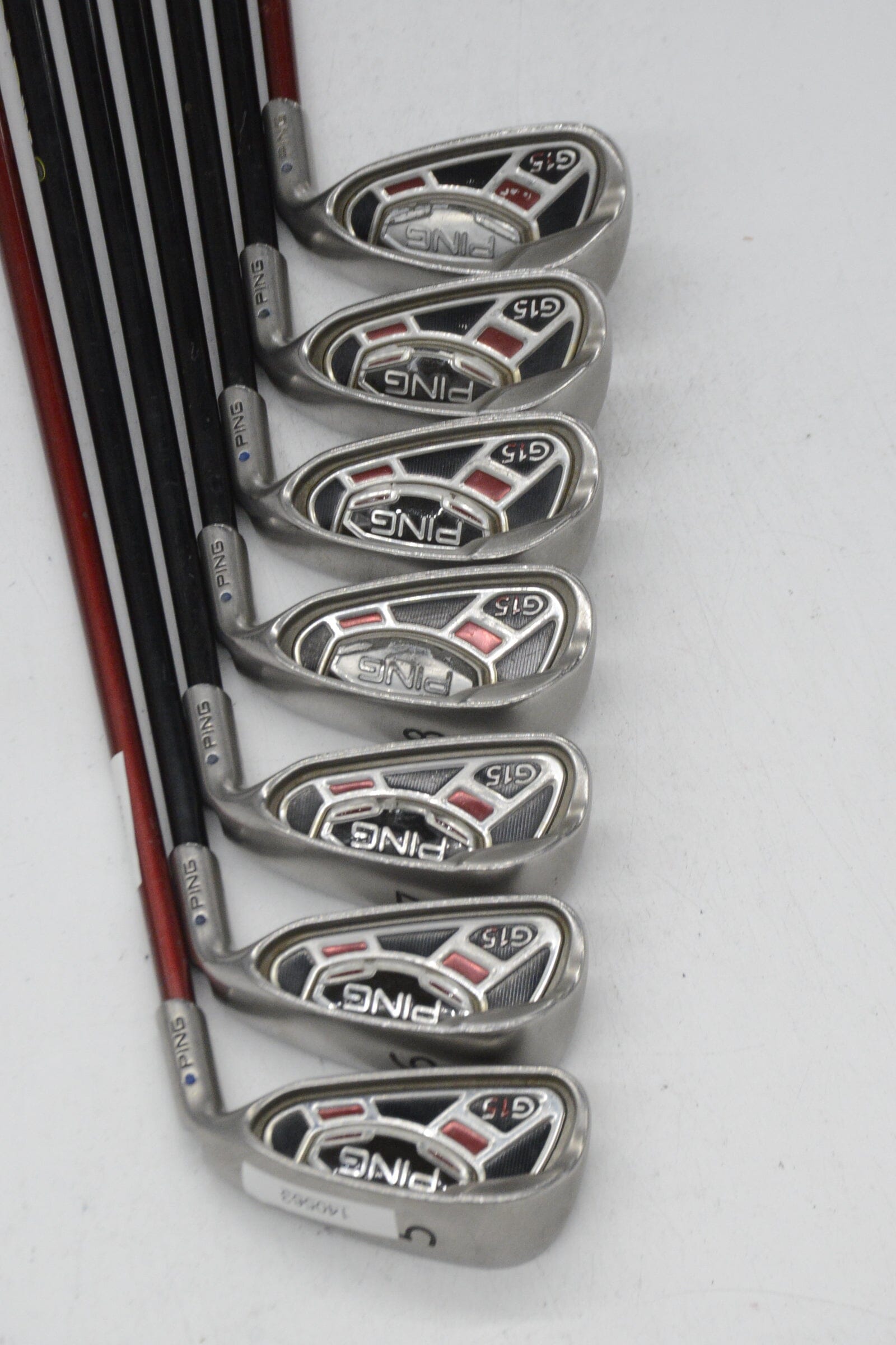 Ping G15 5-UW Iron Set S Flex -0.5" Golf Clubs GolfRoots 