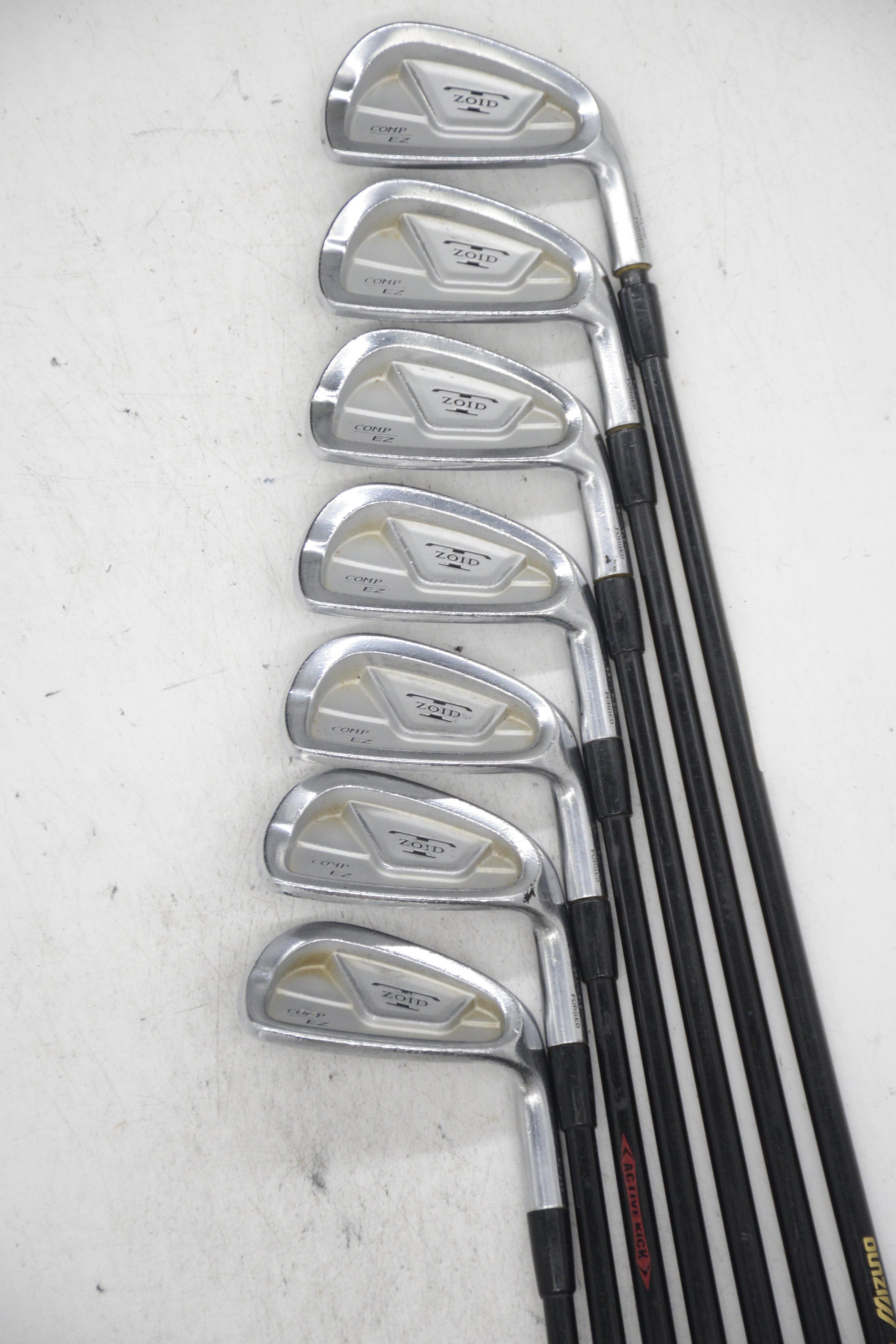 Mizuno T-Zoid Comp EZ 4-PW Iron Set S Flex +0.5" Golf Clubs GolfRoots 