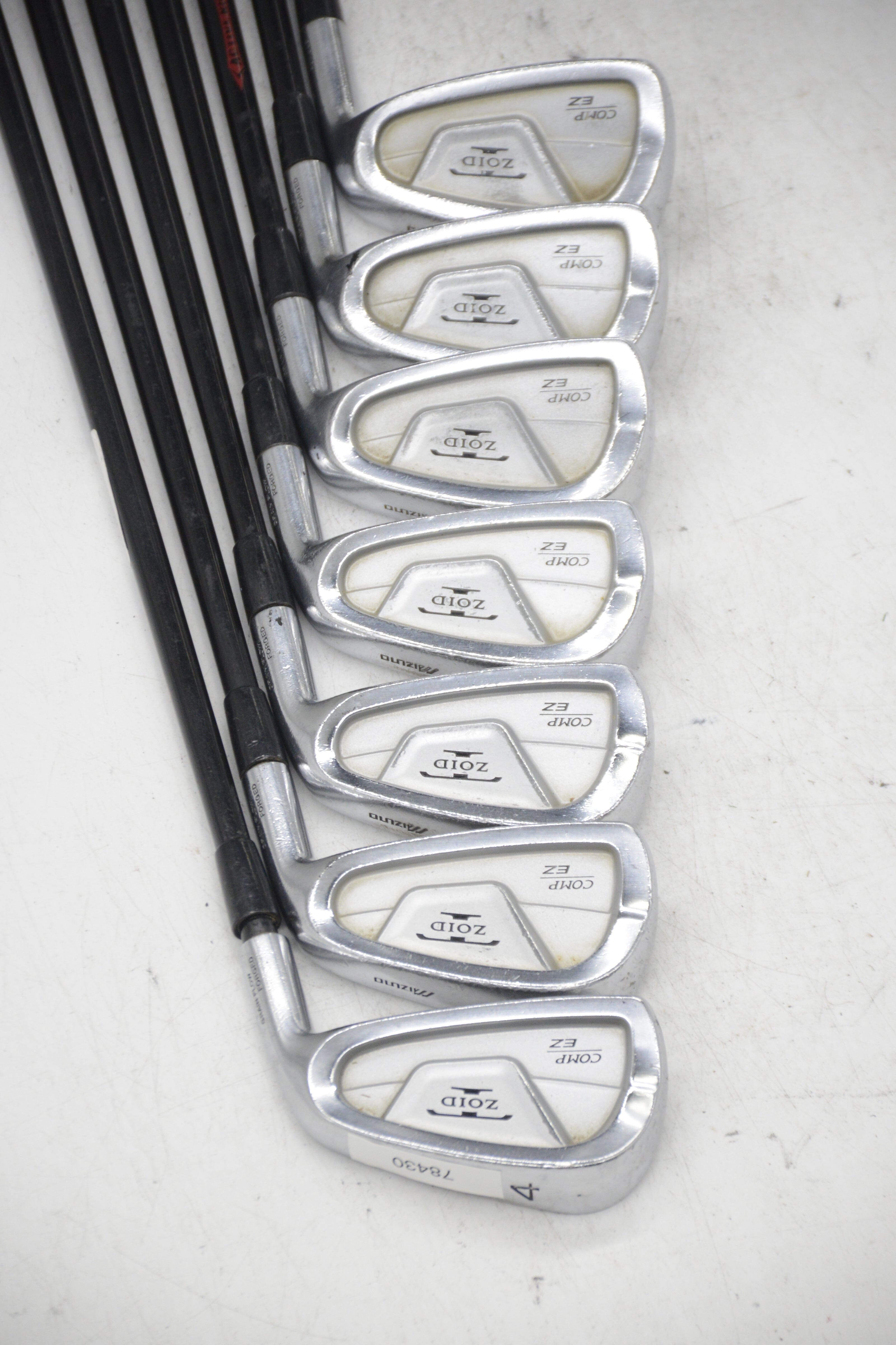 Mizuno T-Zoid Comp EZ 4-PW Iron Set S Flex +0.5" Golf Clubs GolfRoots 