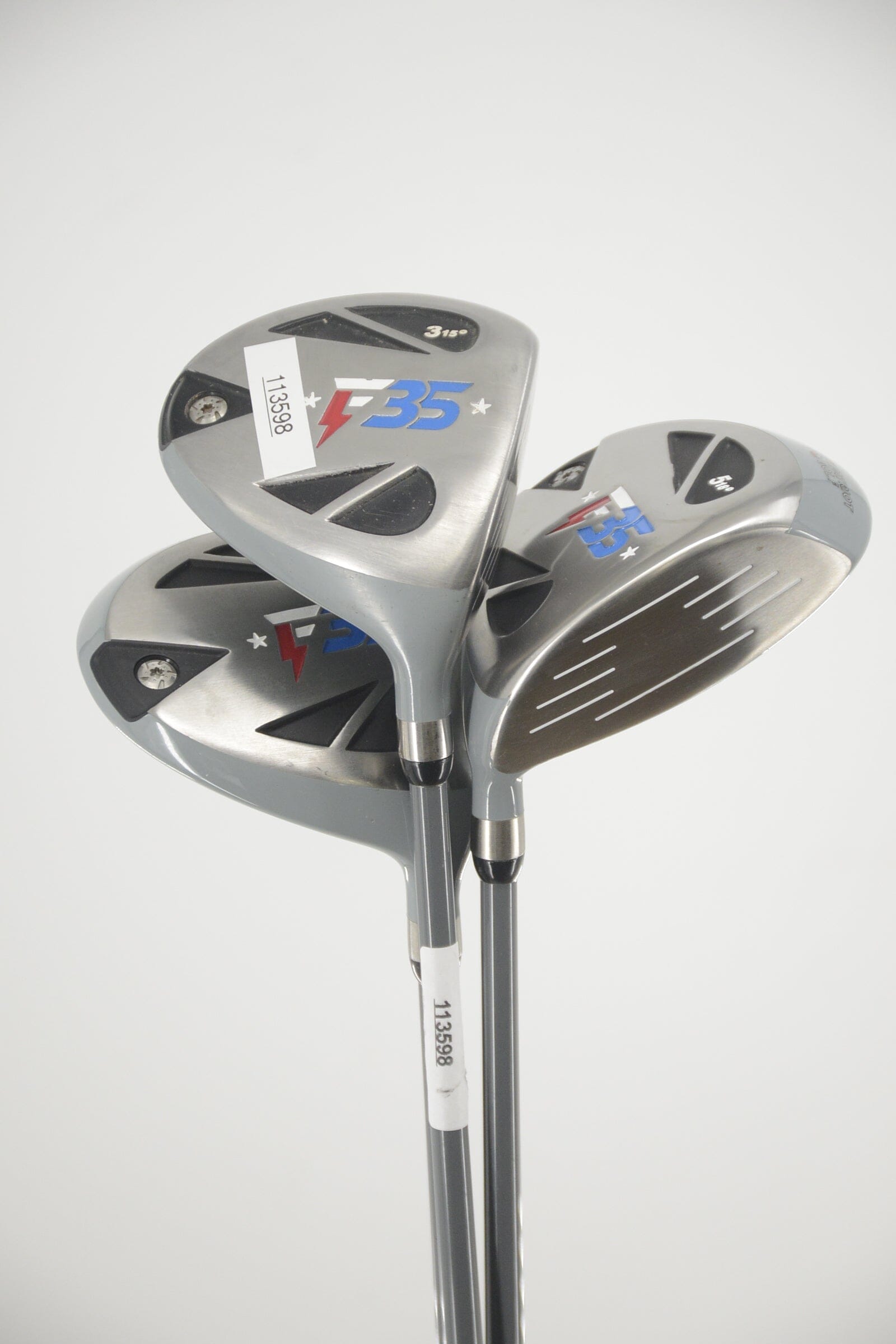 Patriot F35 3W, 5W, 7W Wood Set SR Flex Golf Clubs GolfRoots 