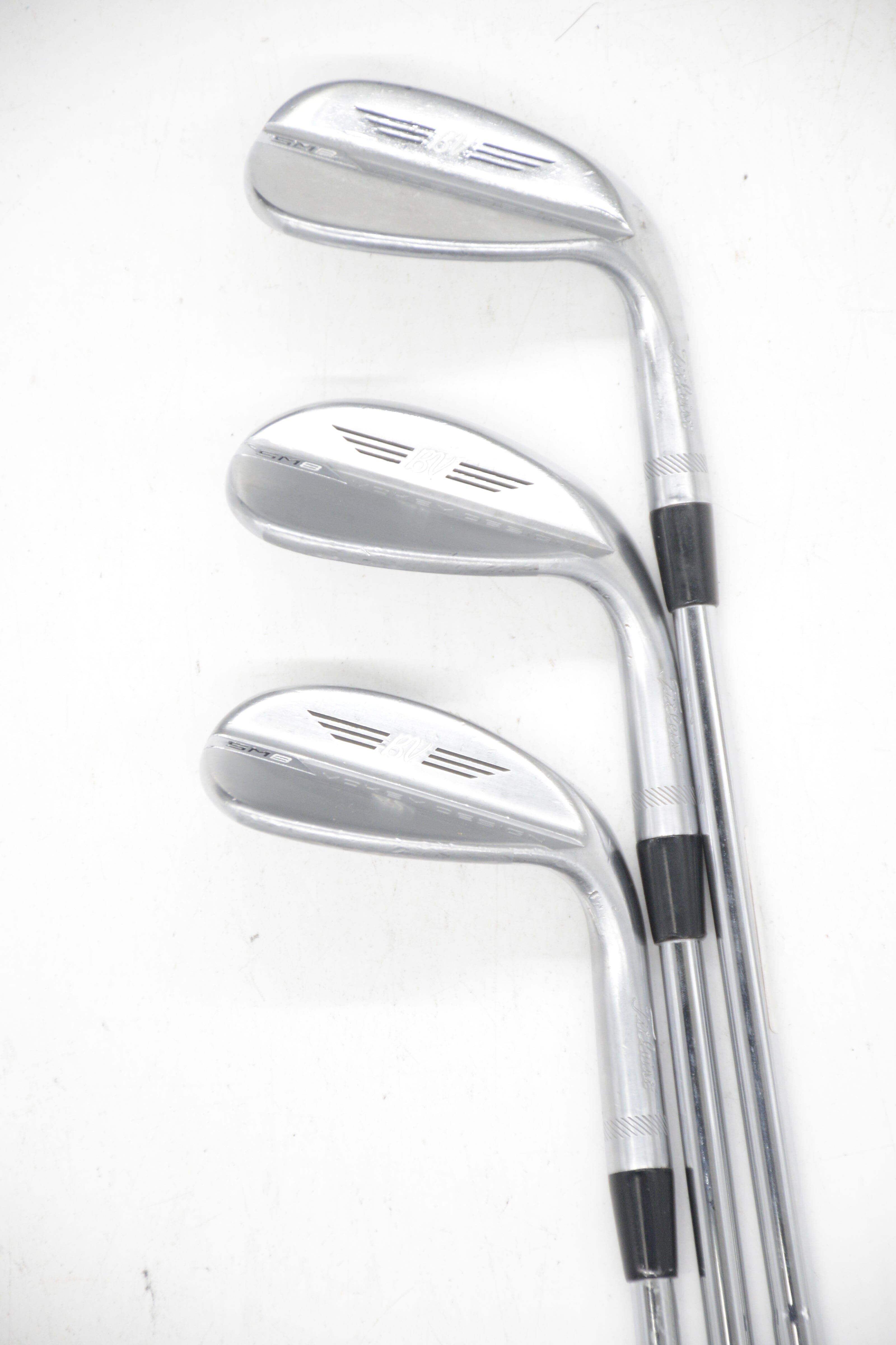 Titleist Vokey SM8 Brushed Steel 50, 54, 58 Degree Wedge Set Wedge Flex