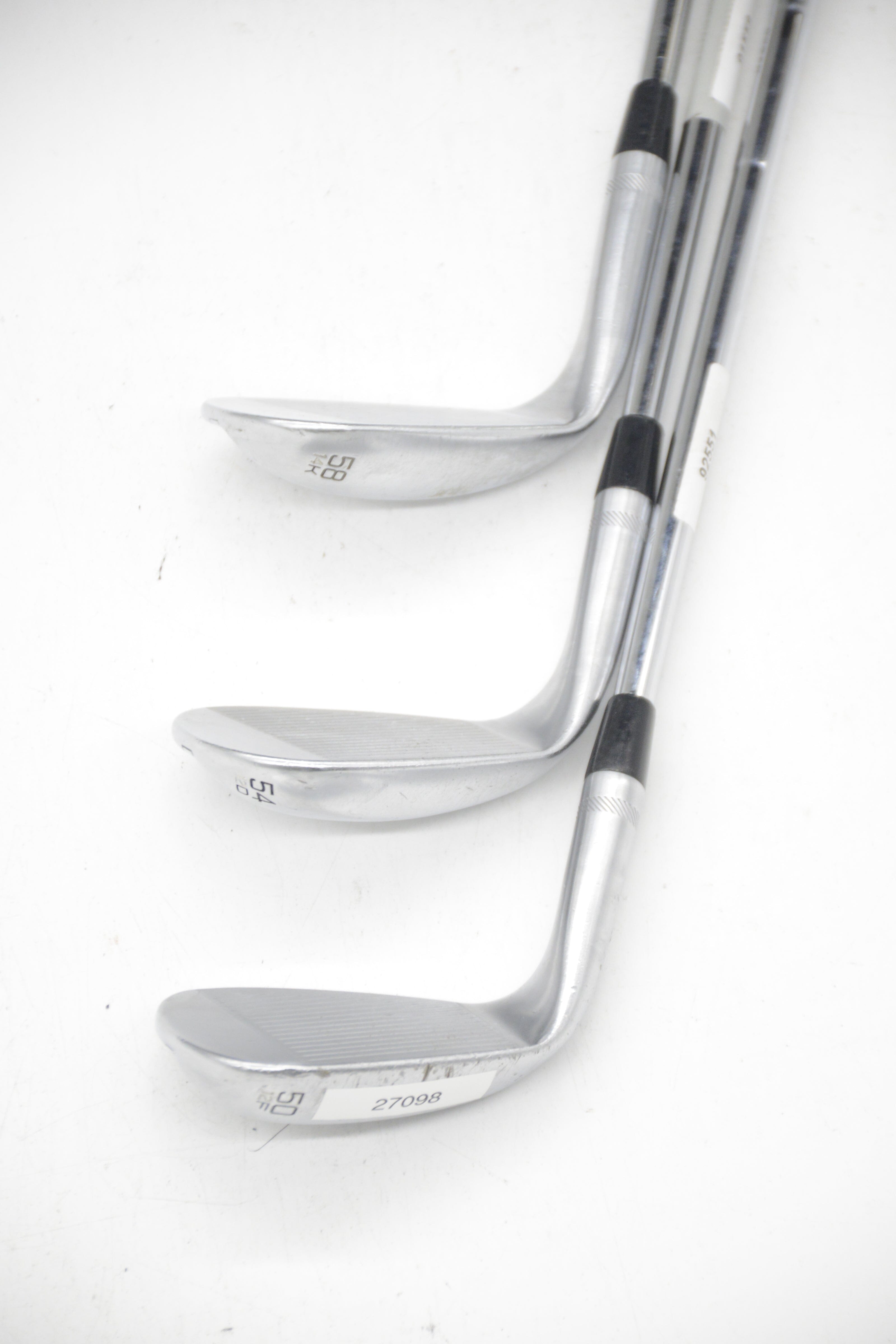 Titleist Vokey SM8 Brushed Steel 50, 54, 58 Degree Wedge Set Wedge Flex