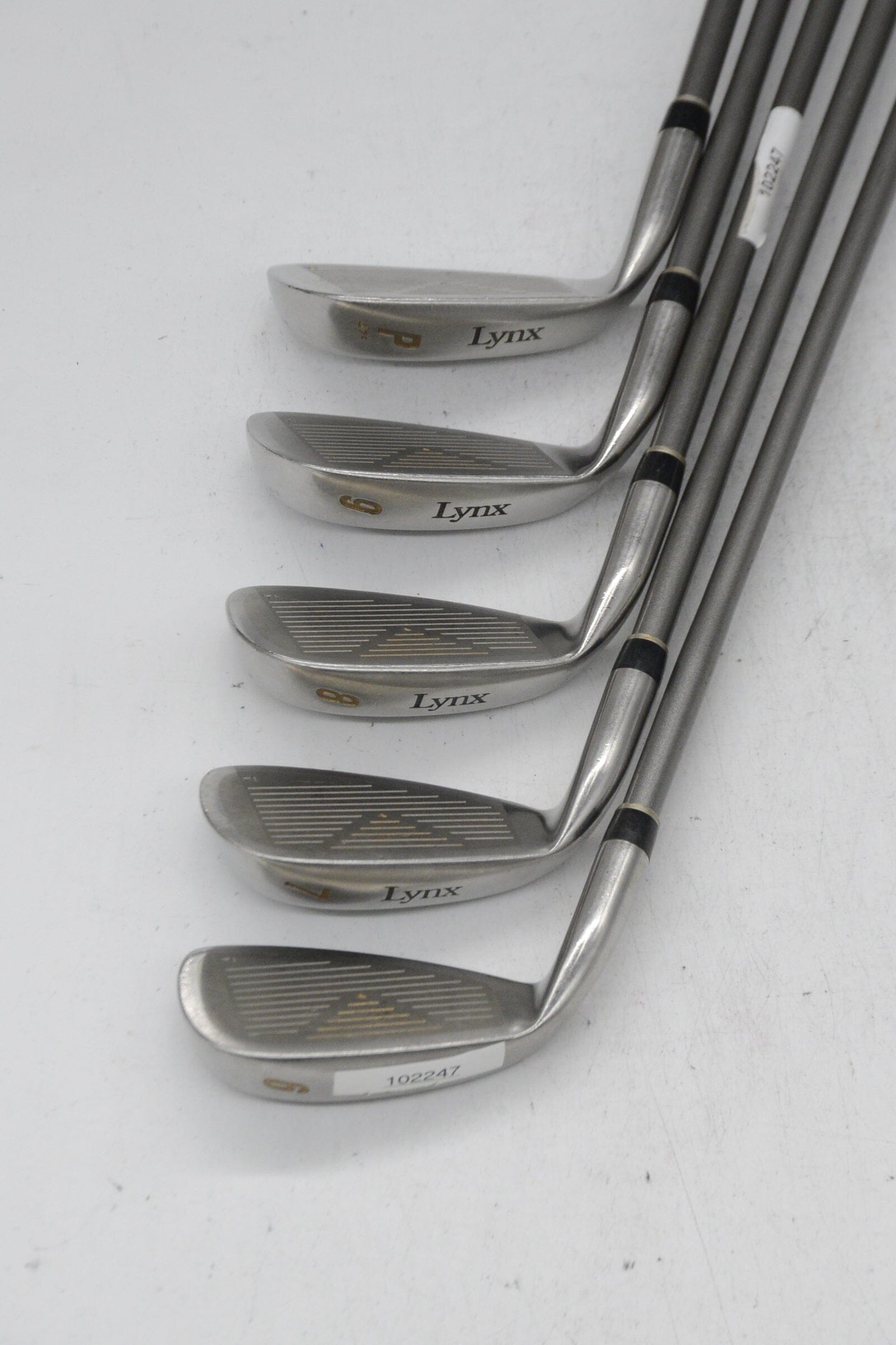 Lynx Silver Cat 6-PW Iron Set SR Flex -0.25" Golf Clubs GolfRoots 