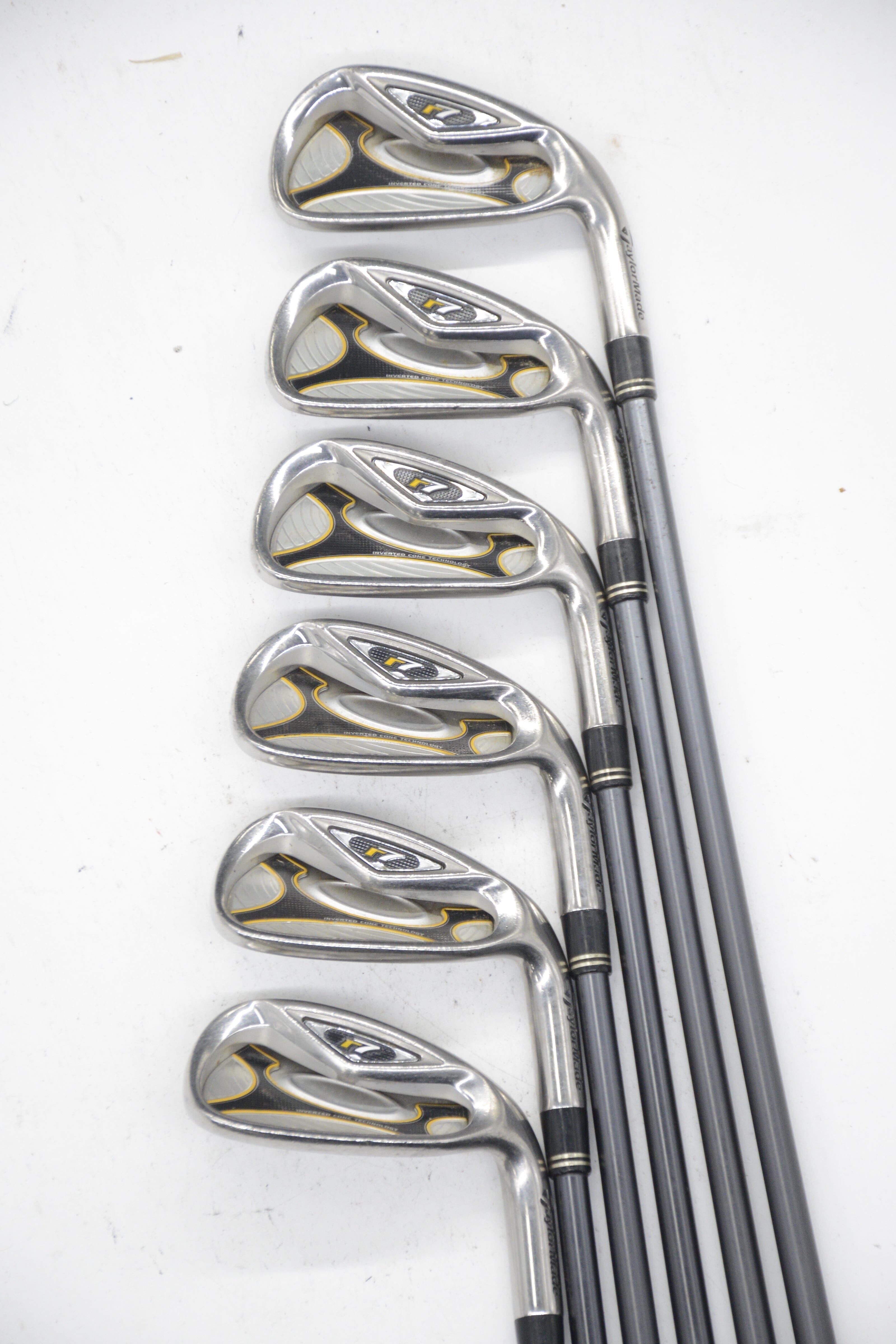 TaylorMade R7 3, 5, 6, 8-PW Iron Set R Flex -0.25" Golf Clubs GolfRoots 