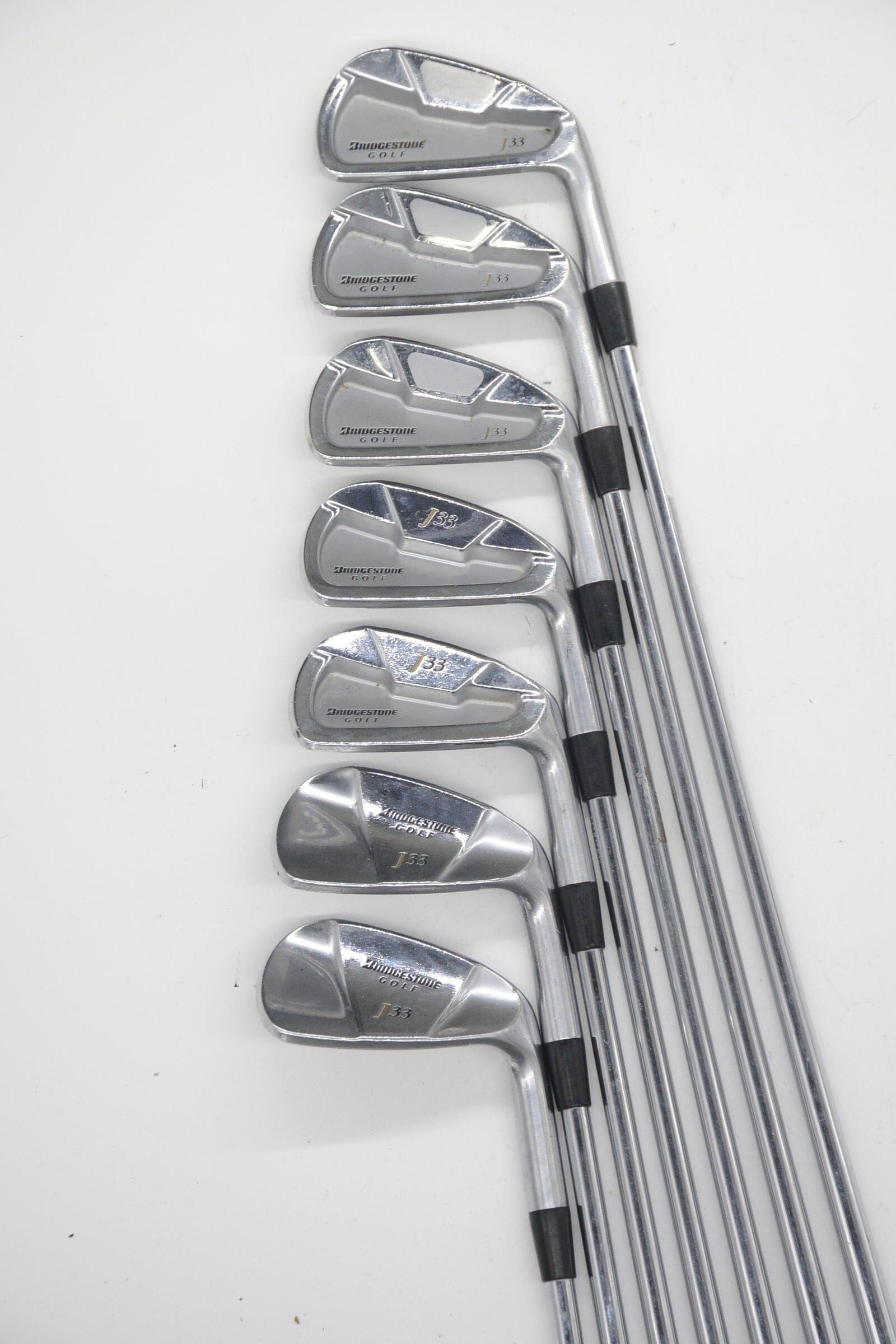 Bridgestone J33 Forged 3-9 Iron Set S Flex -0.25" Golf Clubs GolfRoots 