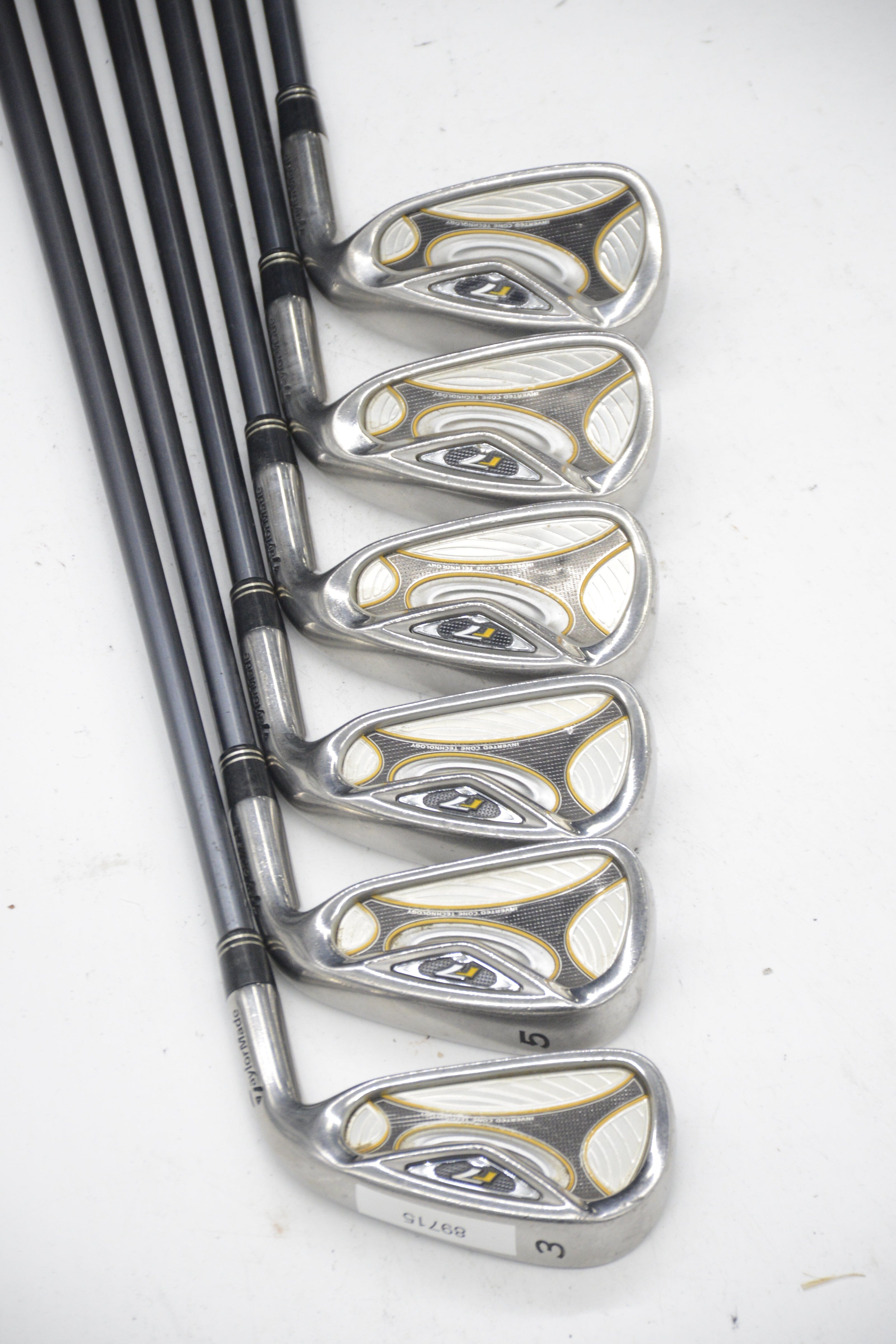 TaylorMade R7 3, 5, 6, 8-PW Iron Set R Flex -0.25" Golf Clubs GolfRoots 