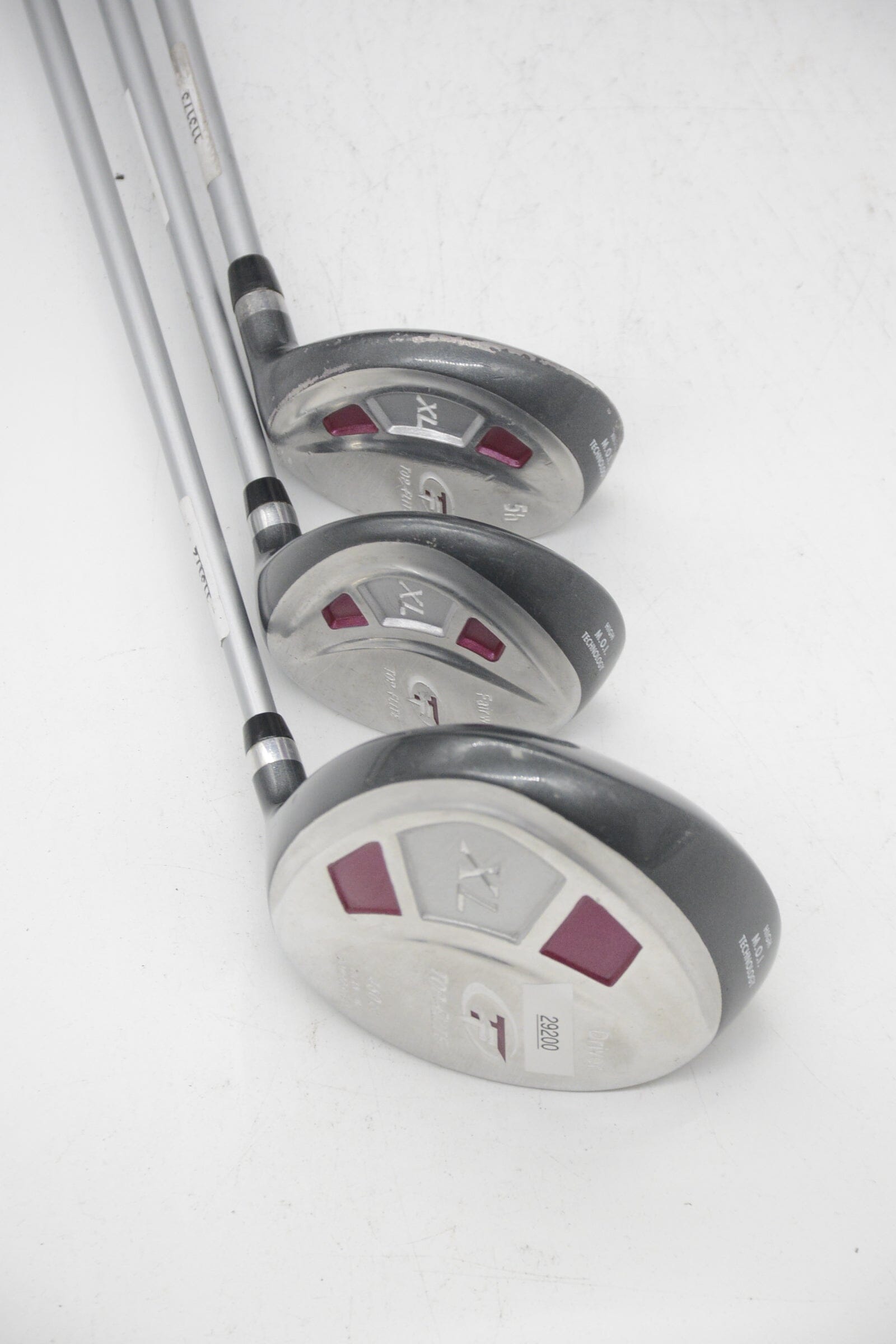 Women's Top Flite XL D, 3W, 5H Wood Set W Flex Golf Clubs GolfRoots 