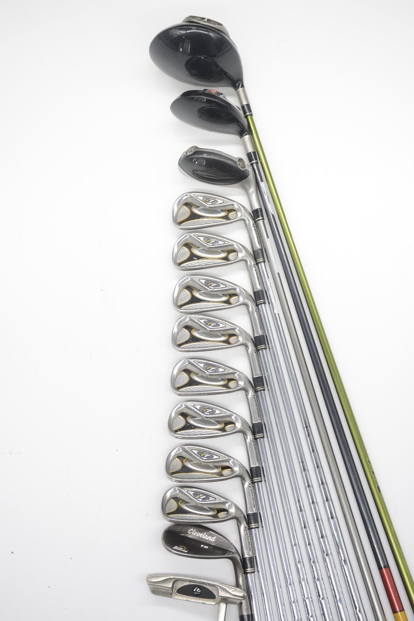 TaylorMade R7 Mixed Full Set S Flex -0.5" Golf Clubs GolfRoots 