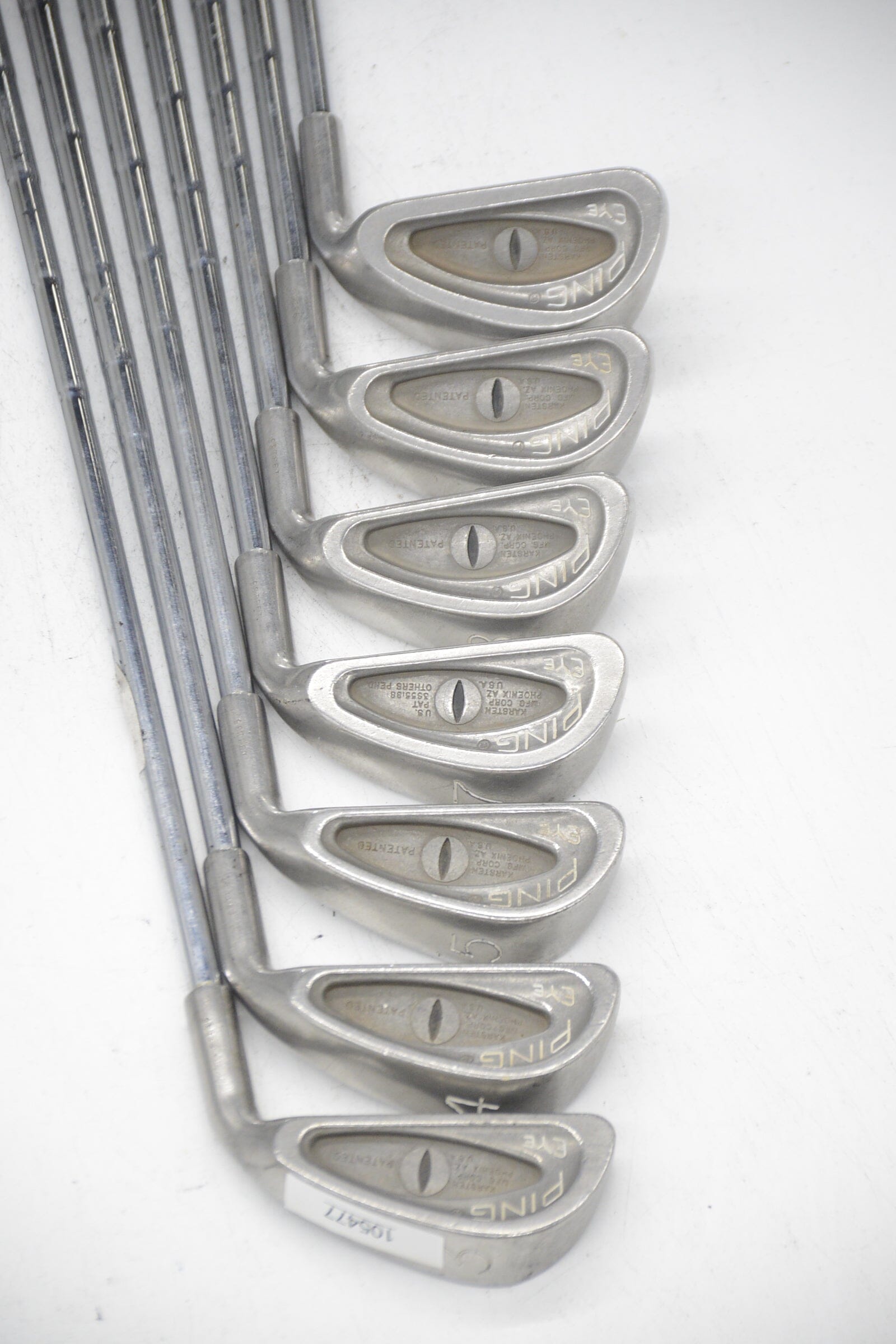 Ping Eye 3-5, 7-PW Iron Set S Flex +0.25" Golf Clubs GolfRoots 
