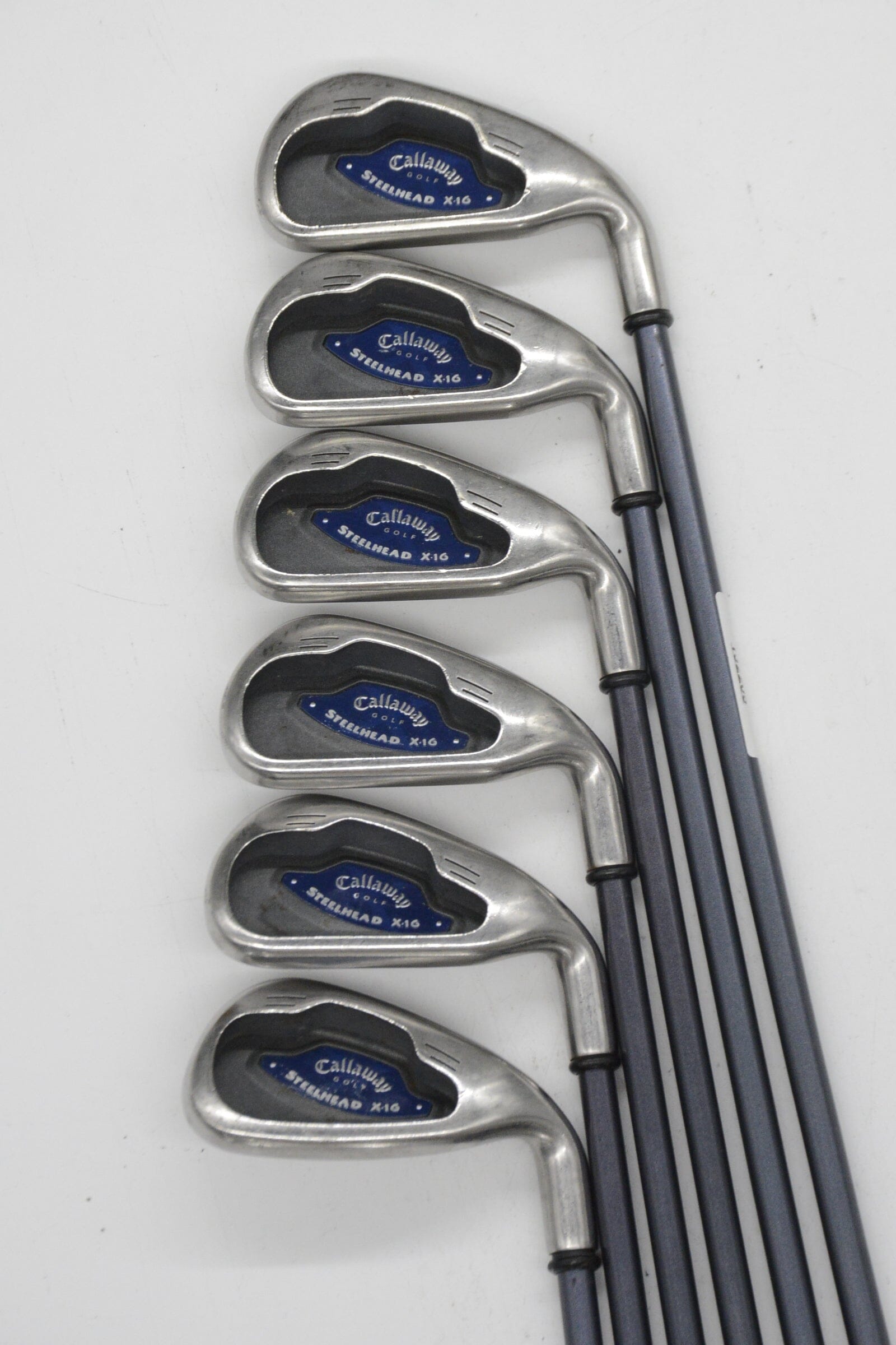Callaway Steelhead X-16 3-8 Iron Set R Flex -0.25" Golf Clubs GolfRoots 