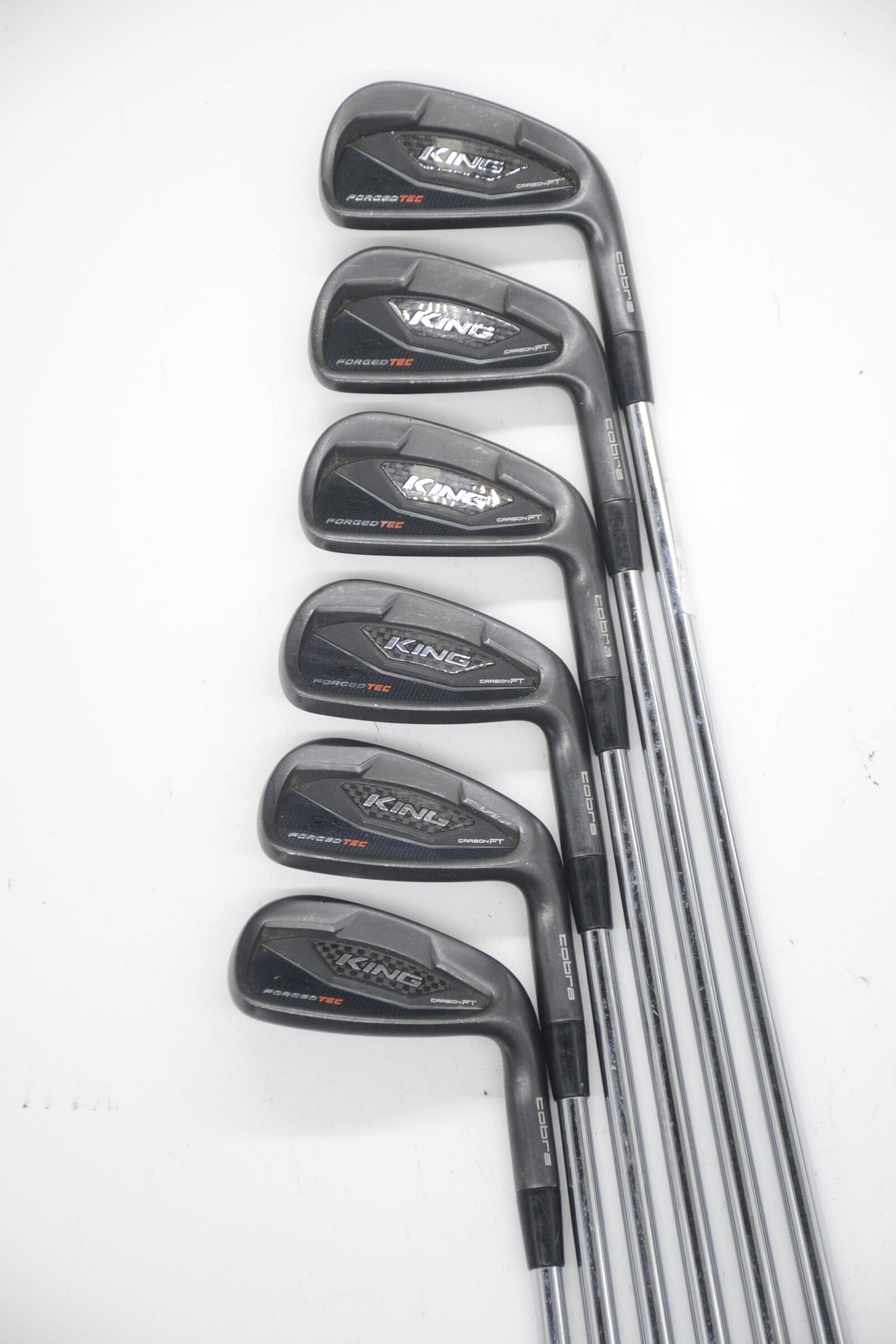 Cobra King Forged Tec Black 5-PW Iron Set S Flex +0.5" Golf Clubs GolfRoots 