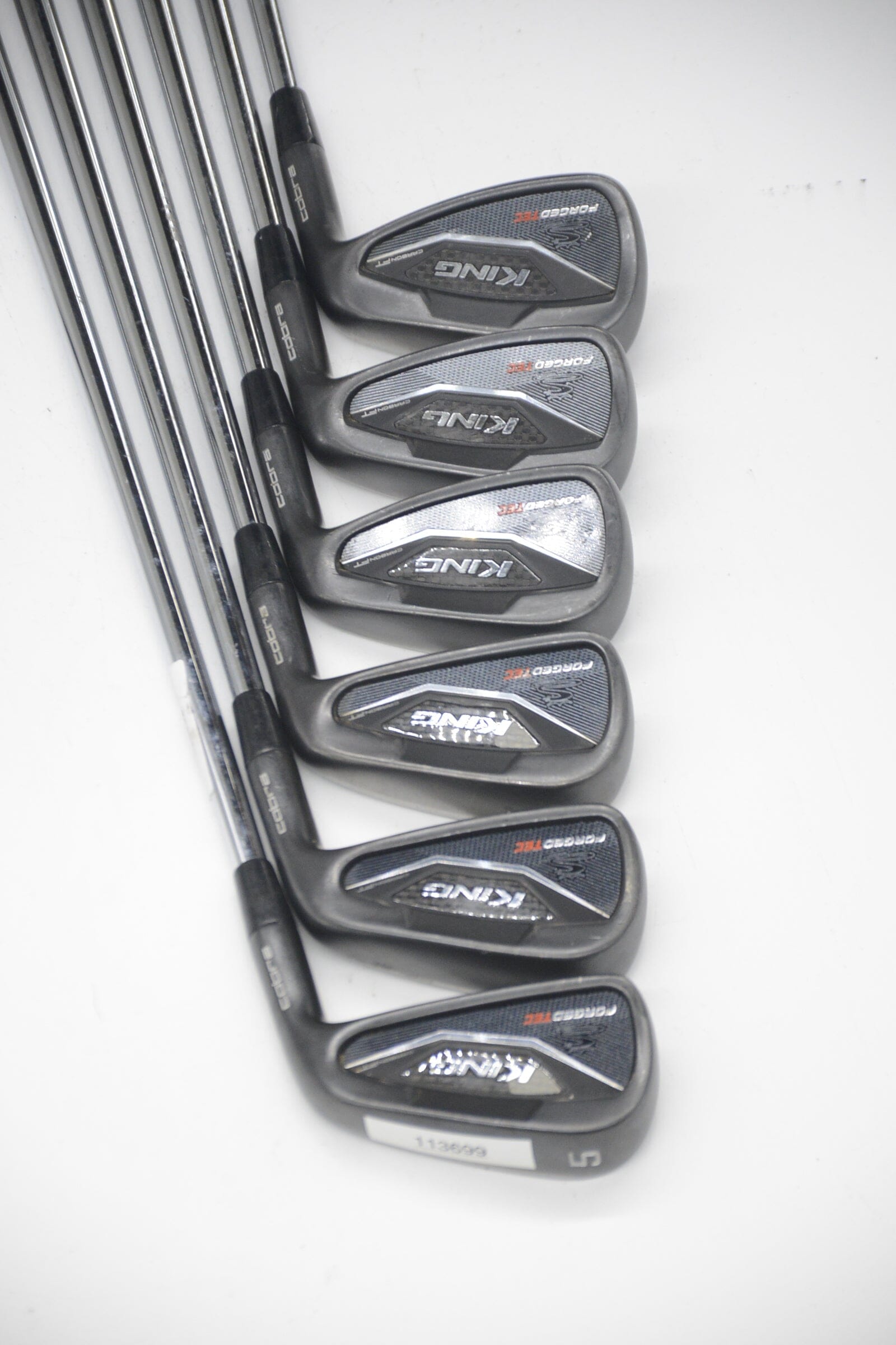 Cobra King Forged Tec Black 5-PW Iron Set S Flex +0.5" Golf Clubs GolfRoots 
