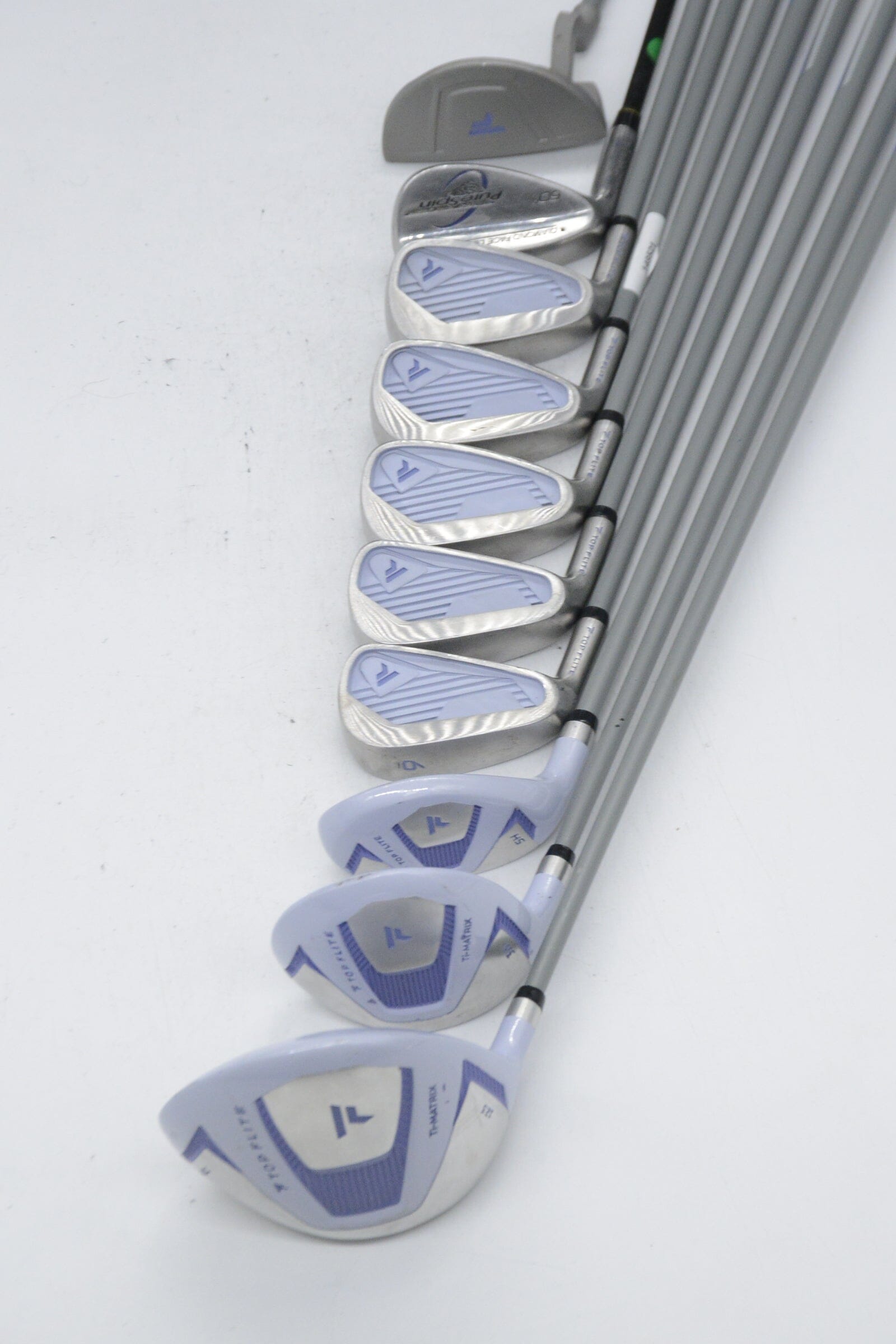 Women's Lefty Top Flite 2024 XL Mixed Full Set W Flex -0.5" Golf Clubs GolfRoots 