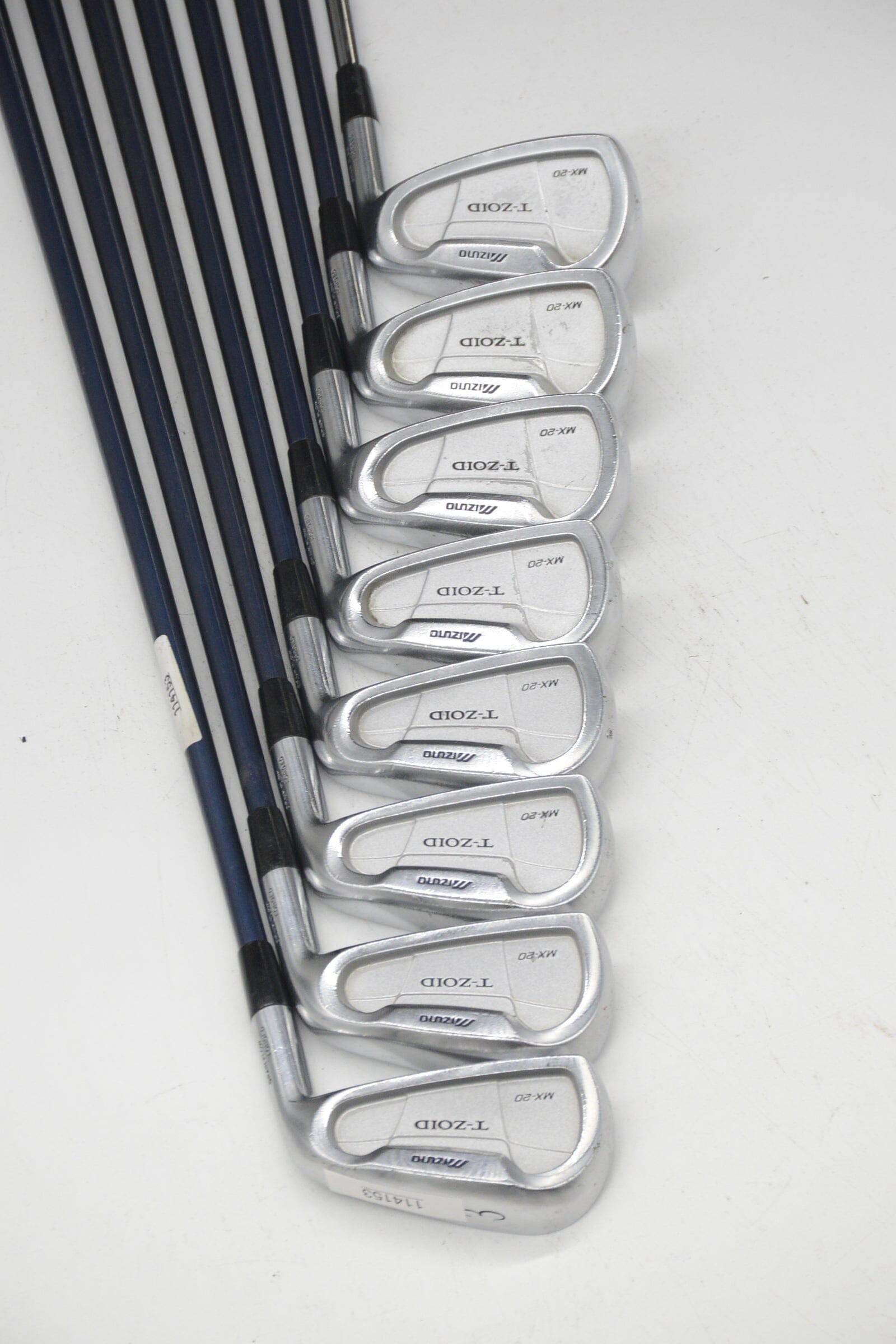 Mizuno MX 20 3-PW Iron Set R Flex -0.25" Golf Clubs GolfRoots 