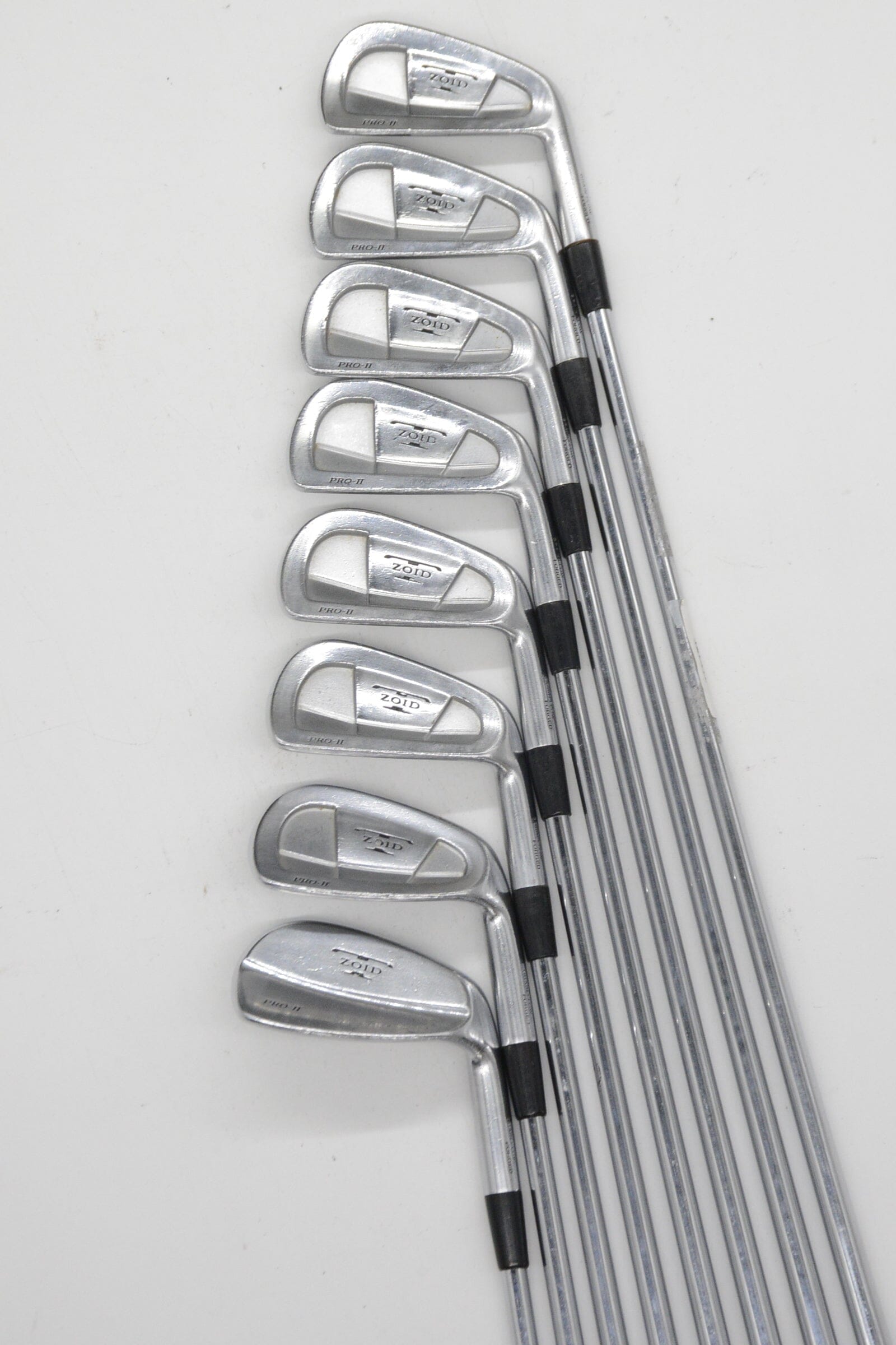 Mizuno T-Zoid Pro II 2-7, 9-PW Iron Set S Flex +0.25" Golf Clubs GolfRoots 