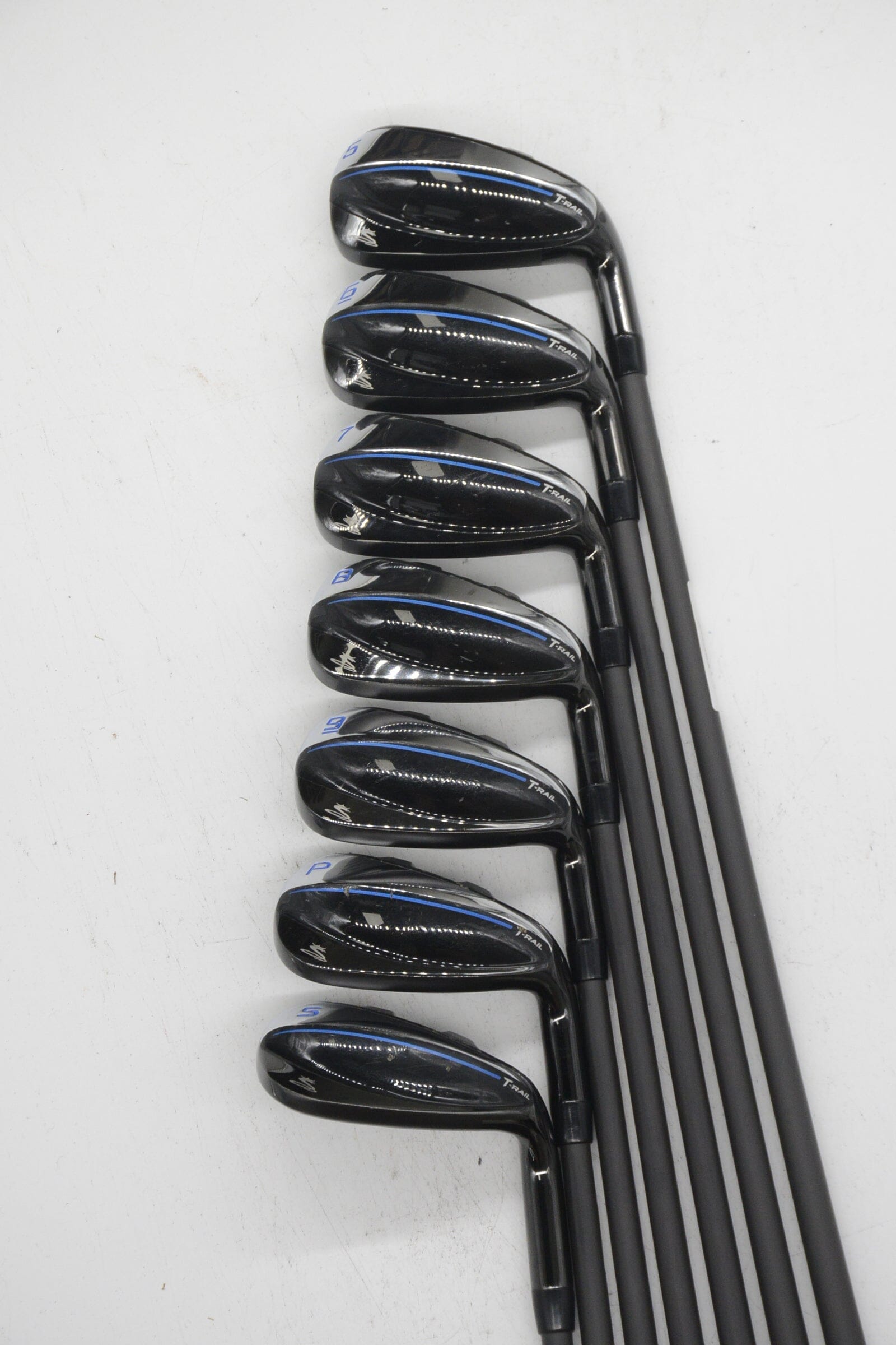 Cobra T Rail 2021 5-PW, SW Iron Set SR Flex -0.25" Golf Clubs GolfRoots 