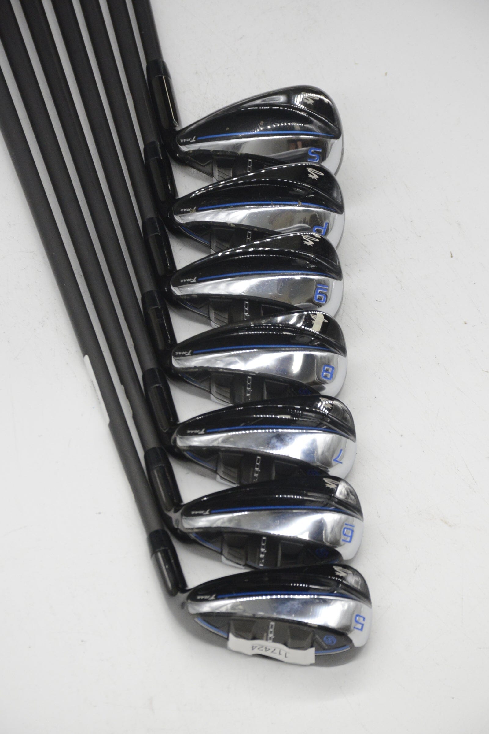 Cobra T Rail 2021 5-PW, SW Iron Set SR Flex -0.25" Golf Clubs GolfRoots 