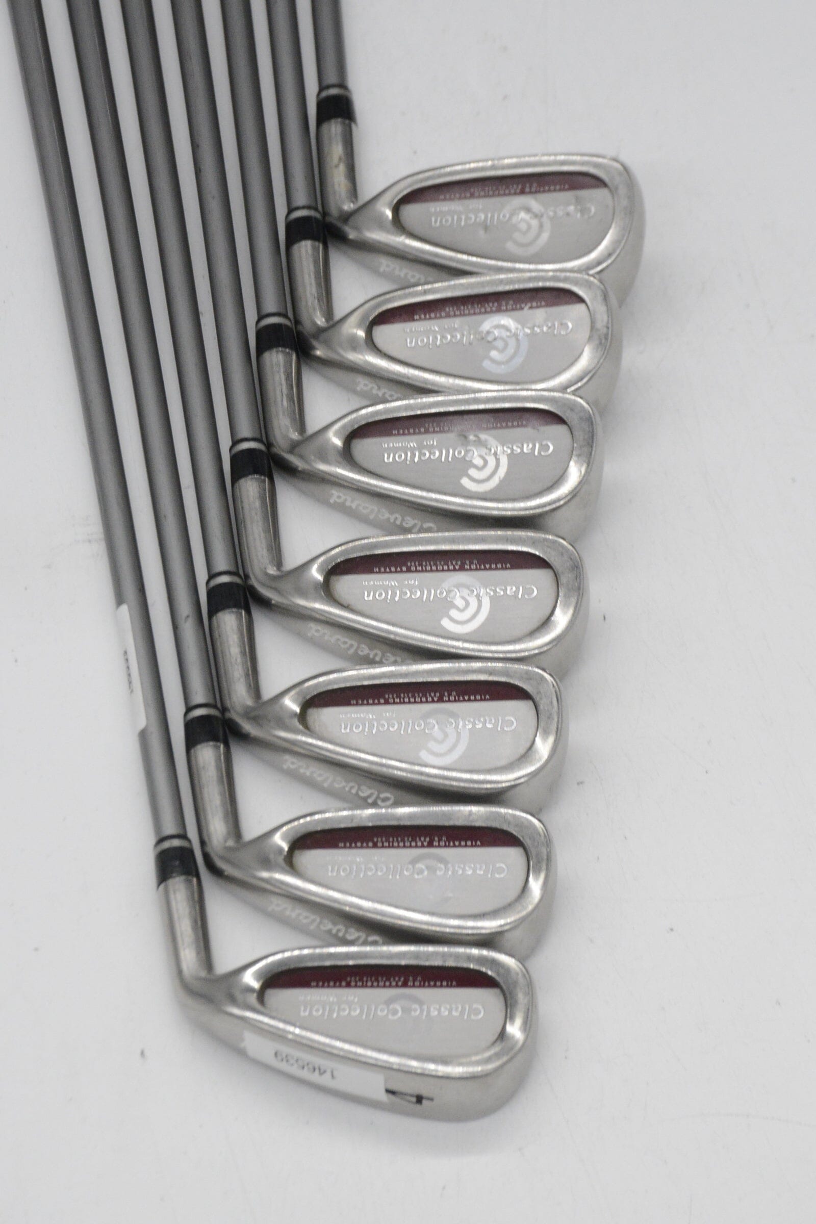 Women's Cleveland Classic Collection 4-PW Iron Set W Flex -0.25" Golf Clubs GolfRoots 